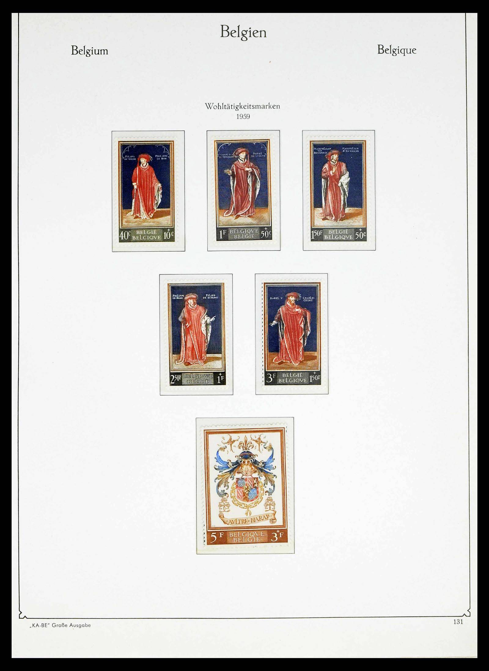 38015 0131 - Postzegelverzameling 38015 België 1849-1980.