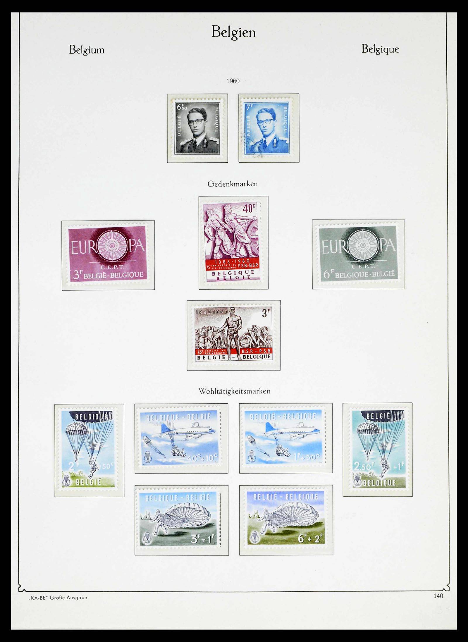 38015 0135 - Postzegelverzameling 38015 België 1849-1980.