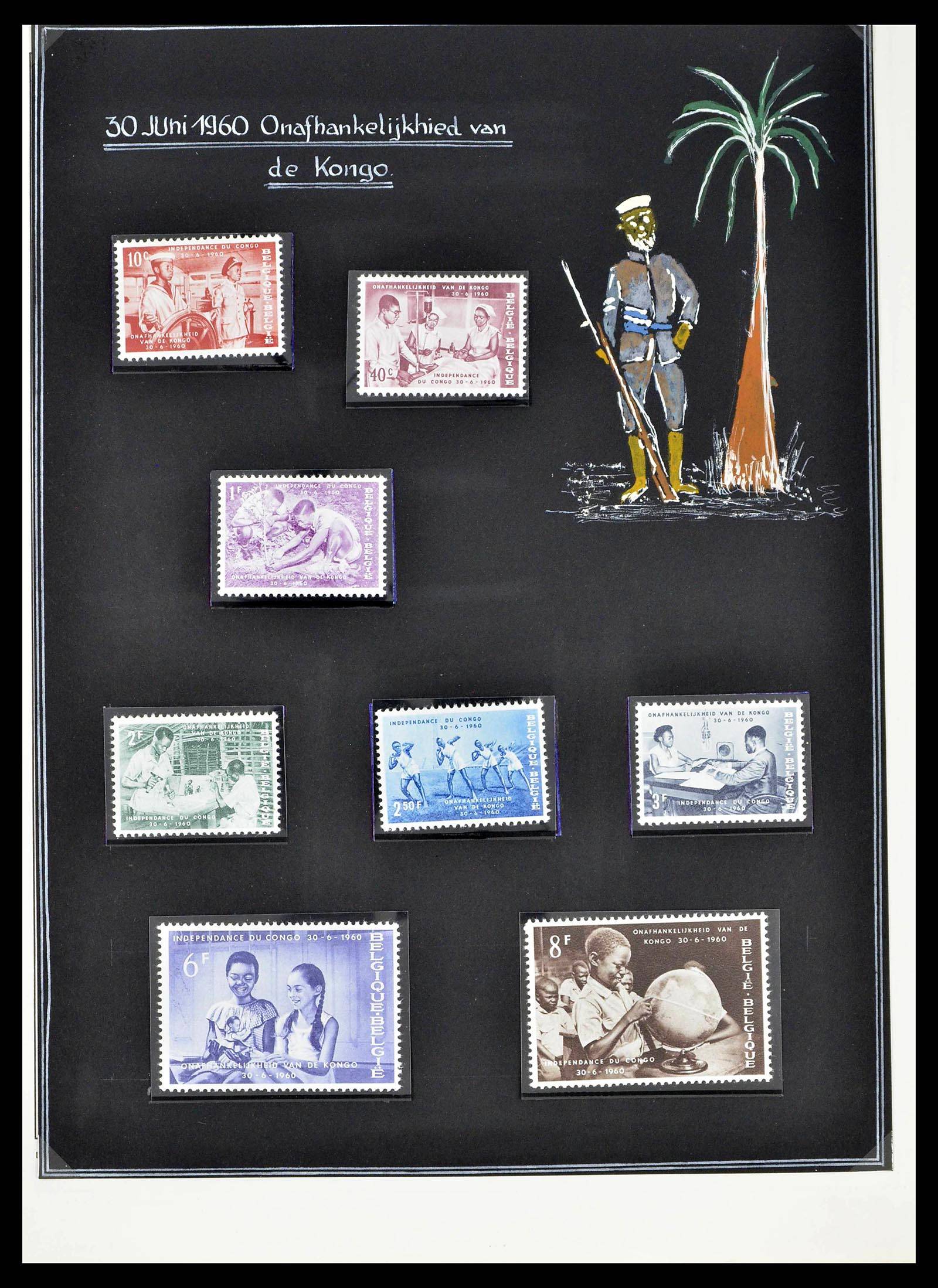 38015 0137 - Postzegelverzameling 38015 België 1849-1980.