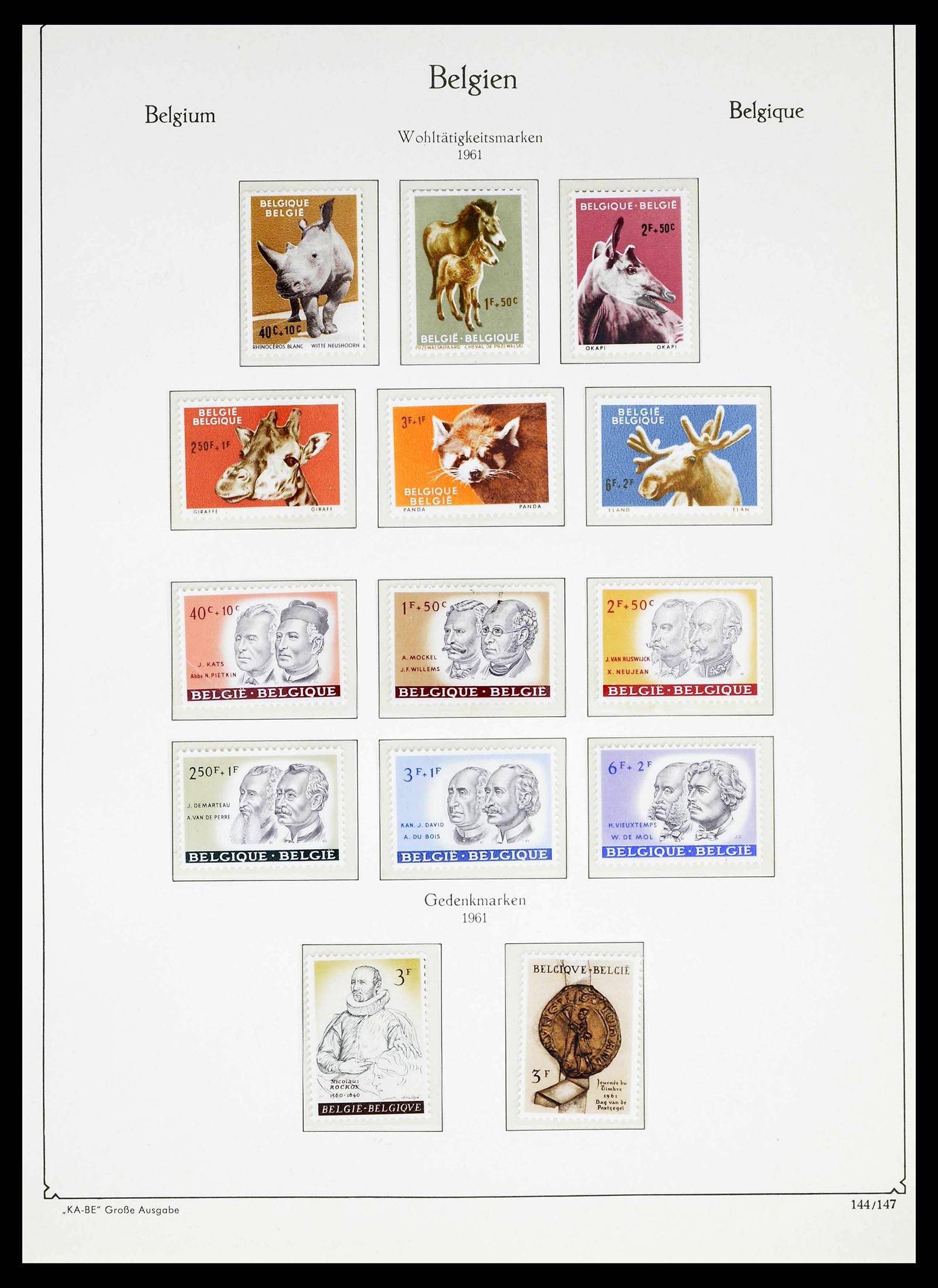 38015 0140 - Postzegelverzameling 38015 België 1849-1980.