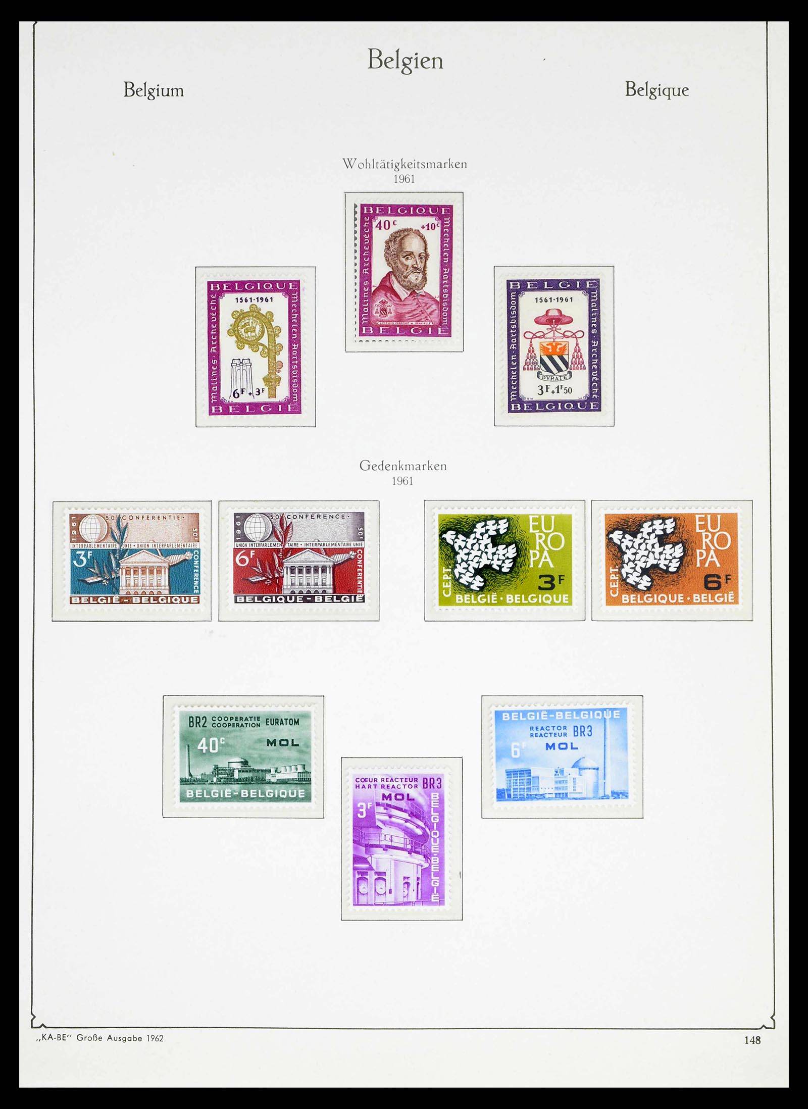 38015 0141 - Postzegelverzameling 38015 België 1849-1980.