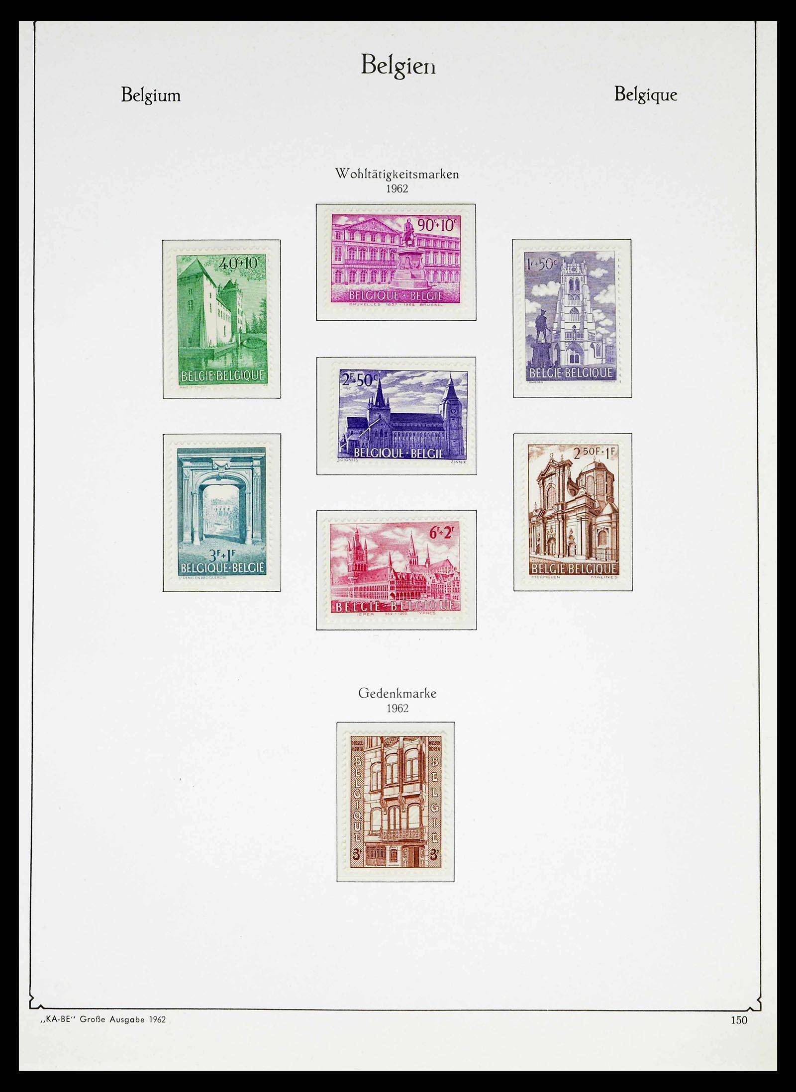 38015 0143 - Postzegelverzameling 38015 België 1849-1980.