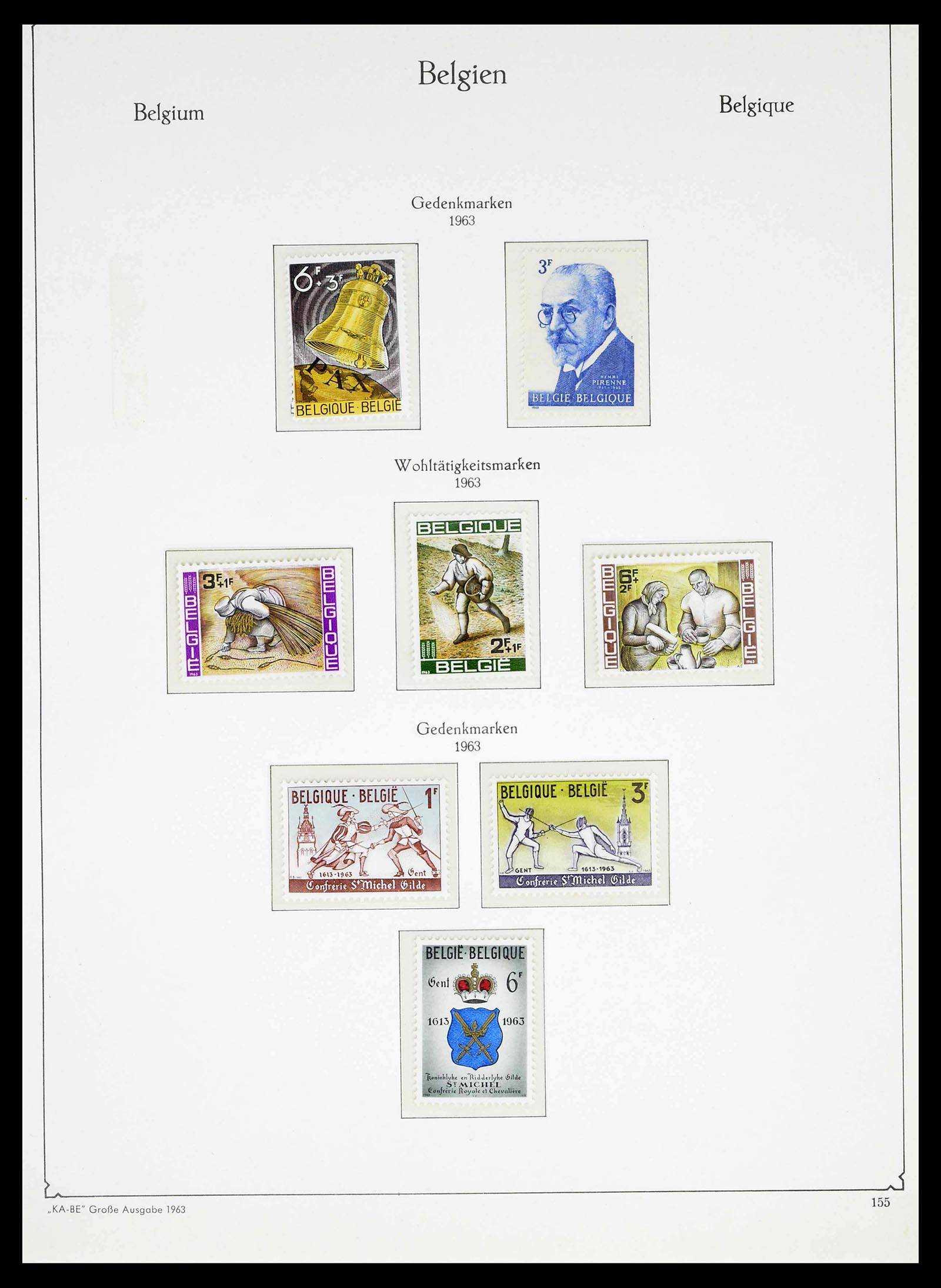 38015 0148 - Postzegelverzameling 38015 België 1849-1980.