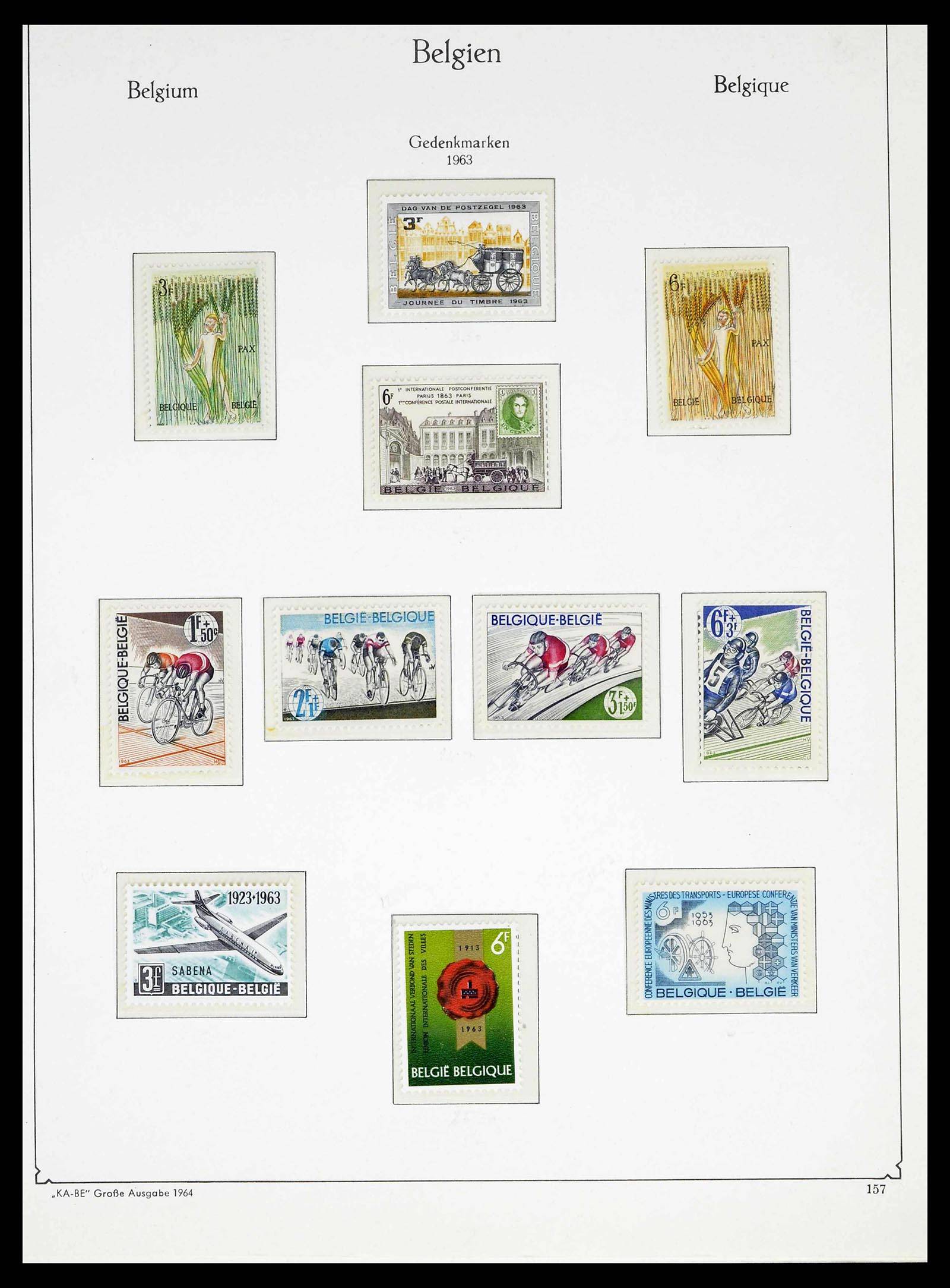 38015 0150 - Postzegelverzameling 38015 België 1849-1980.