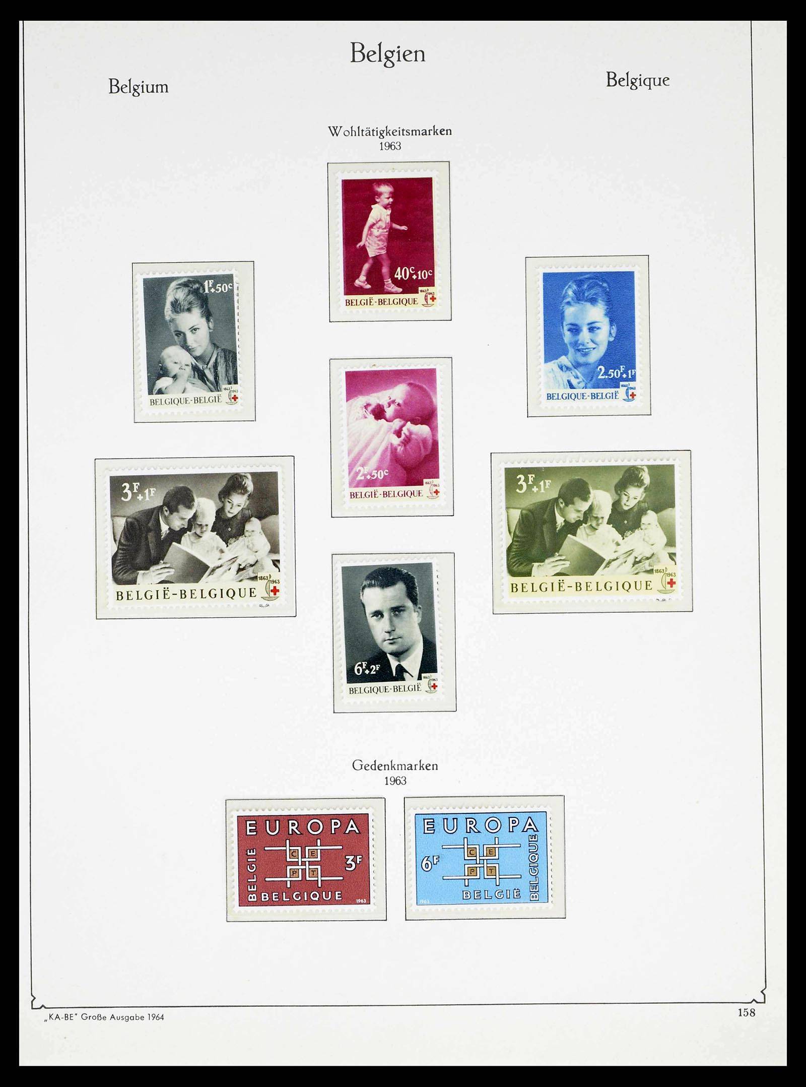 38015 0151 - Postzegelverzameling 38015 België 1849-1980.