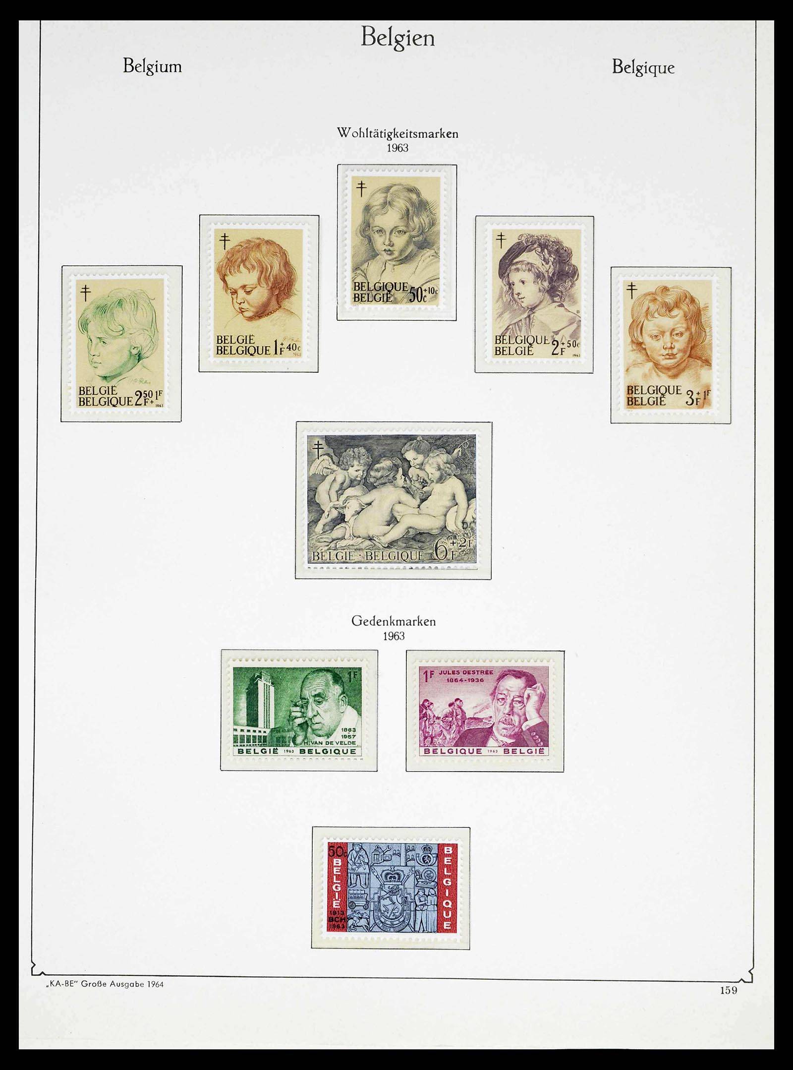 38015 0152 - Postzegelverzameling 38015 België 1849-1980.