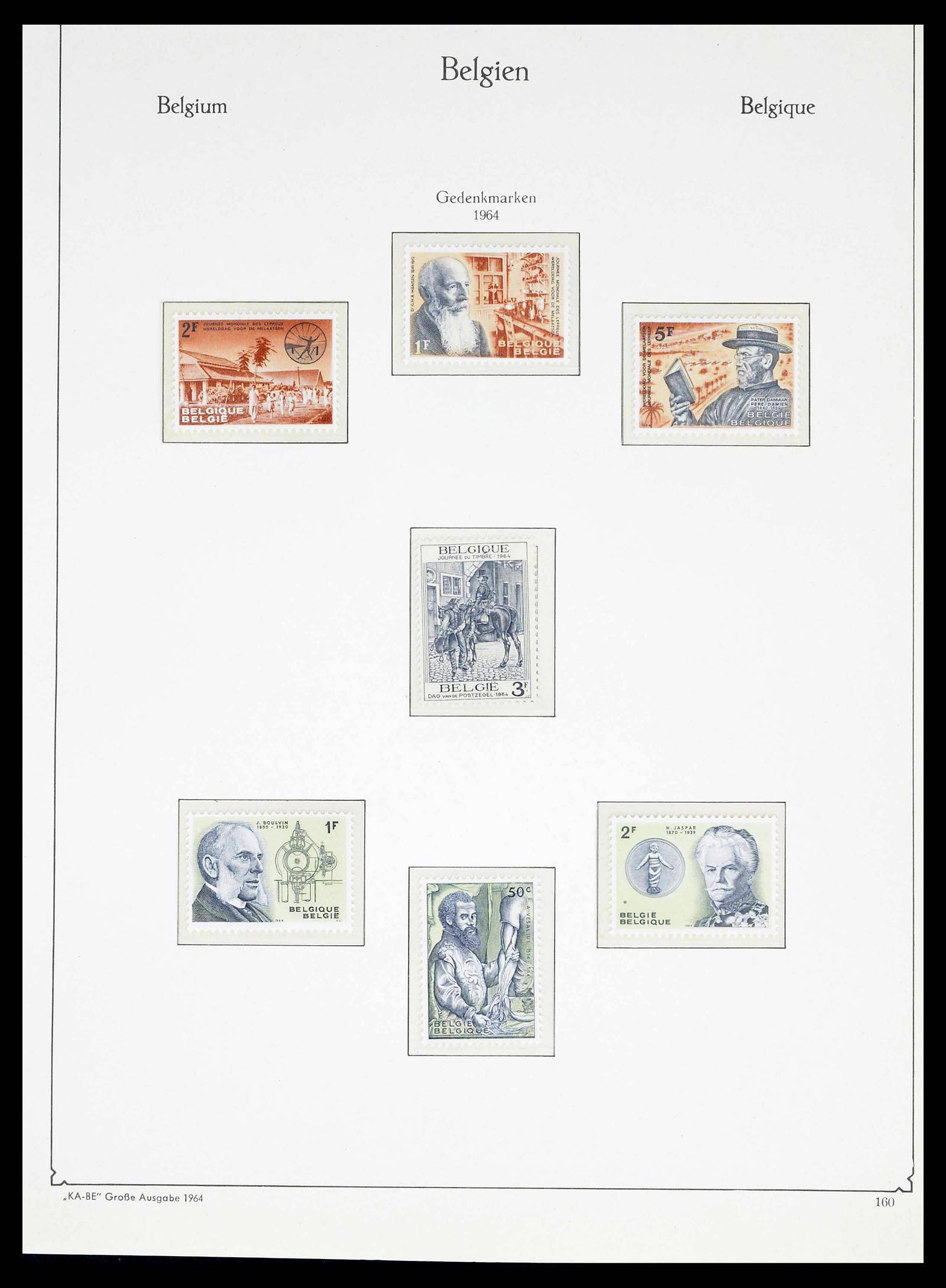 38015 0153 - Postzegelverzameling 38015 België 1849-1980.