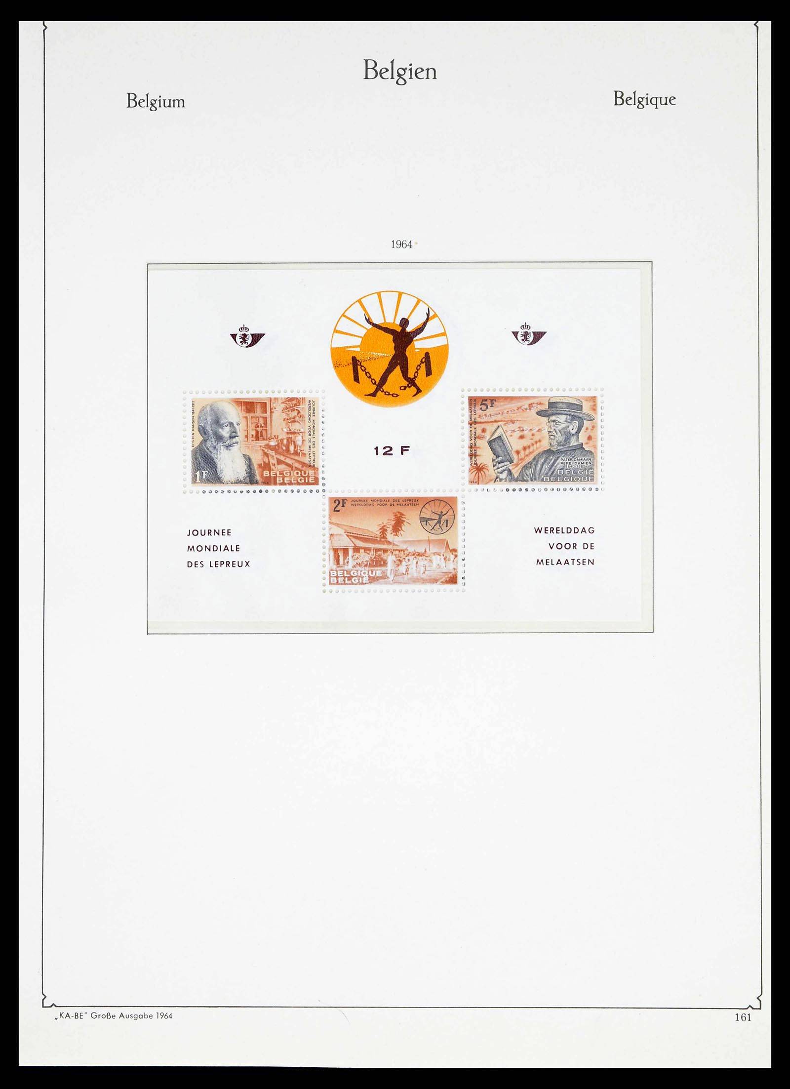 38015 0154 - Postzegelverzameling 38015 België 1849-1980.