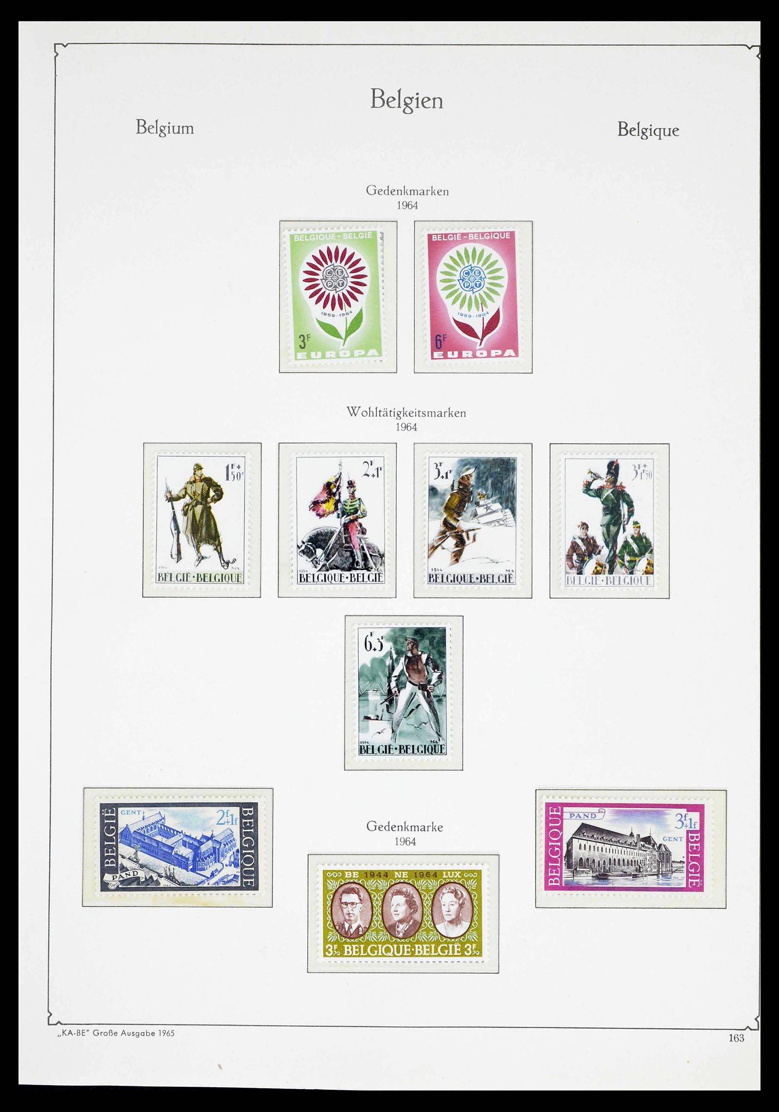 38015 0156 - Postzegelverzameling 38015 België 1849-1980.