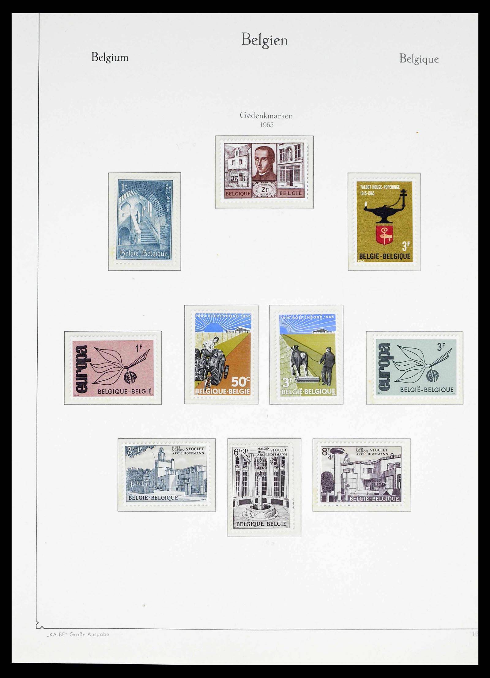 38015 0162 - Postzegelverzameling 38015 België 1849-1980.