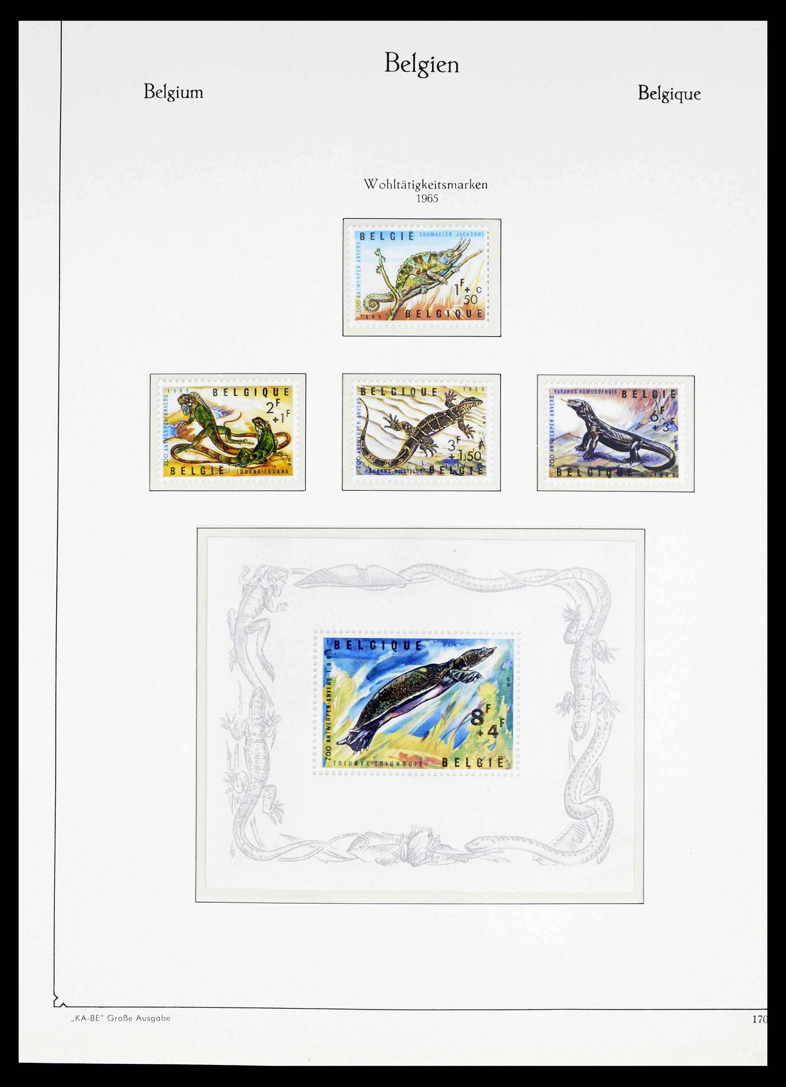 38015 0163 - Postzegelverzameling 38015 België 1849-1980.