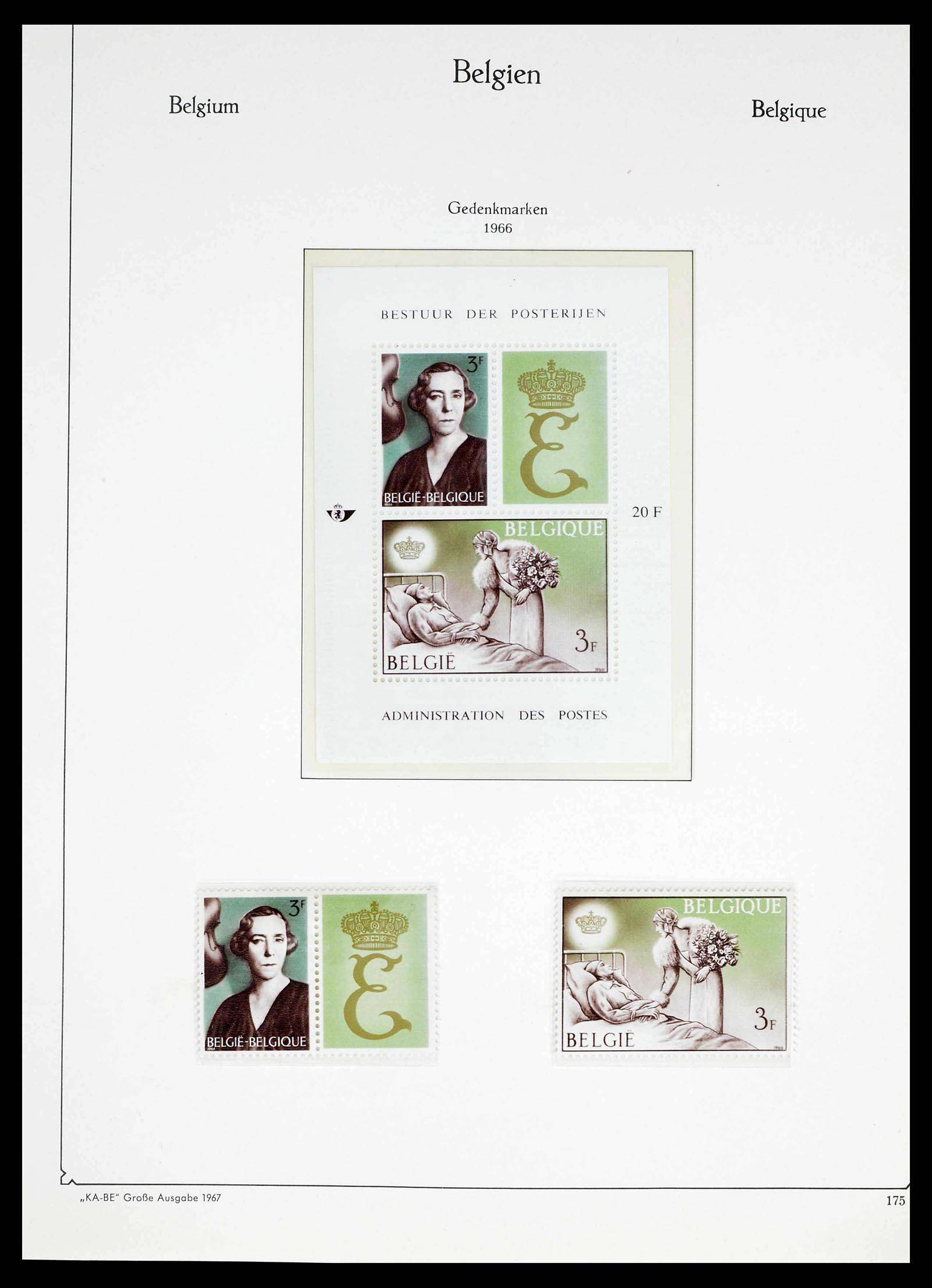 38015 0167 - Postzegelverzameling 38015 België 1849-1980.