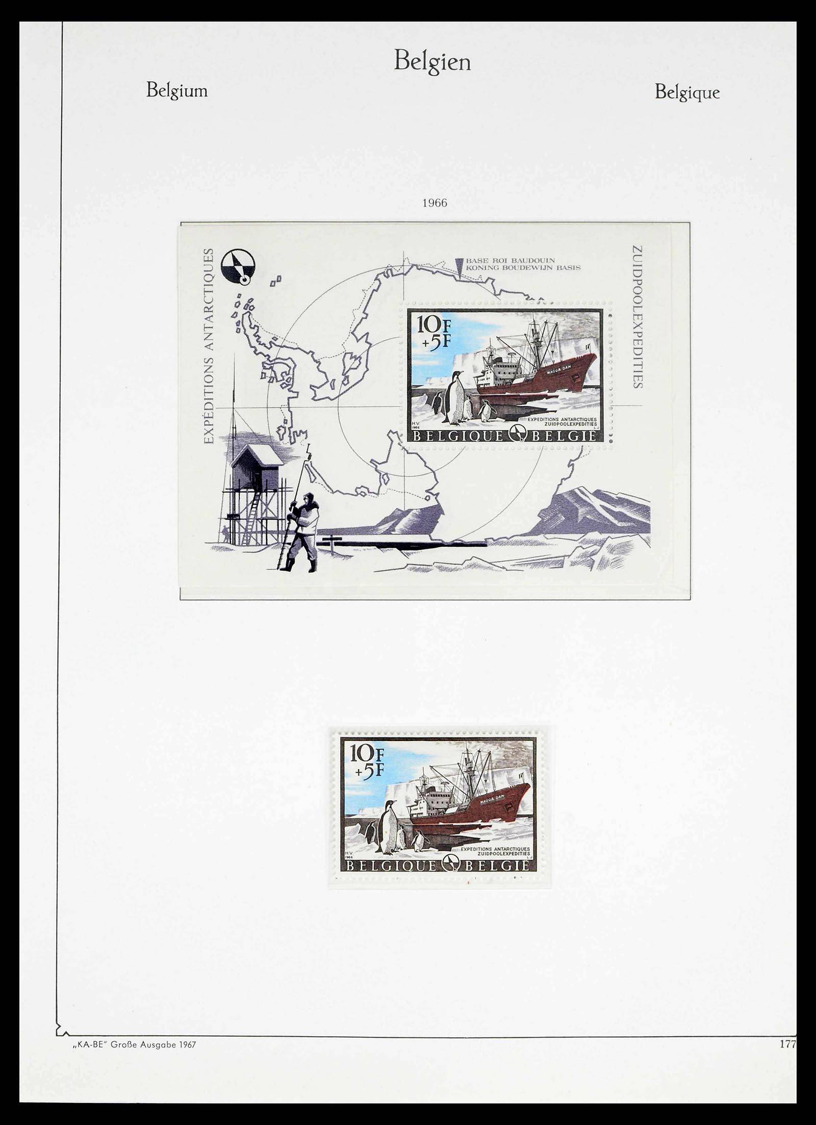 38015 0169 - Postzegelverzameling 38015 België 1849-1980.