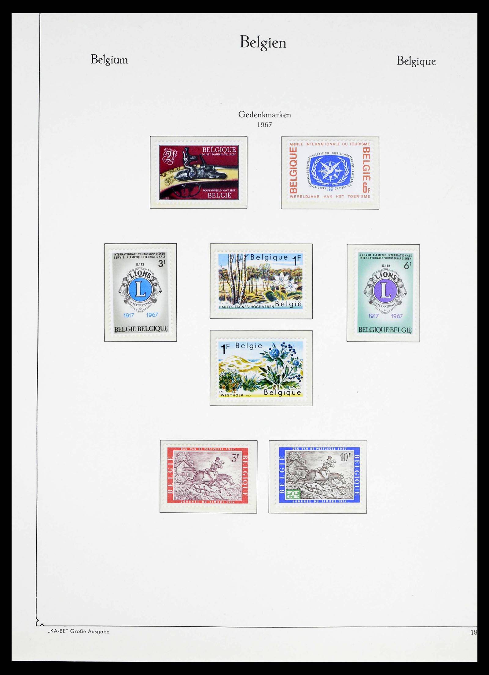 38015 0172 - Postzegelverzameling 38015 België 1849-1980.