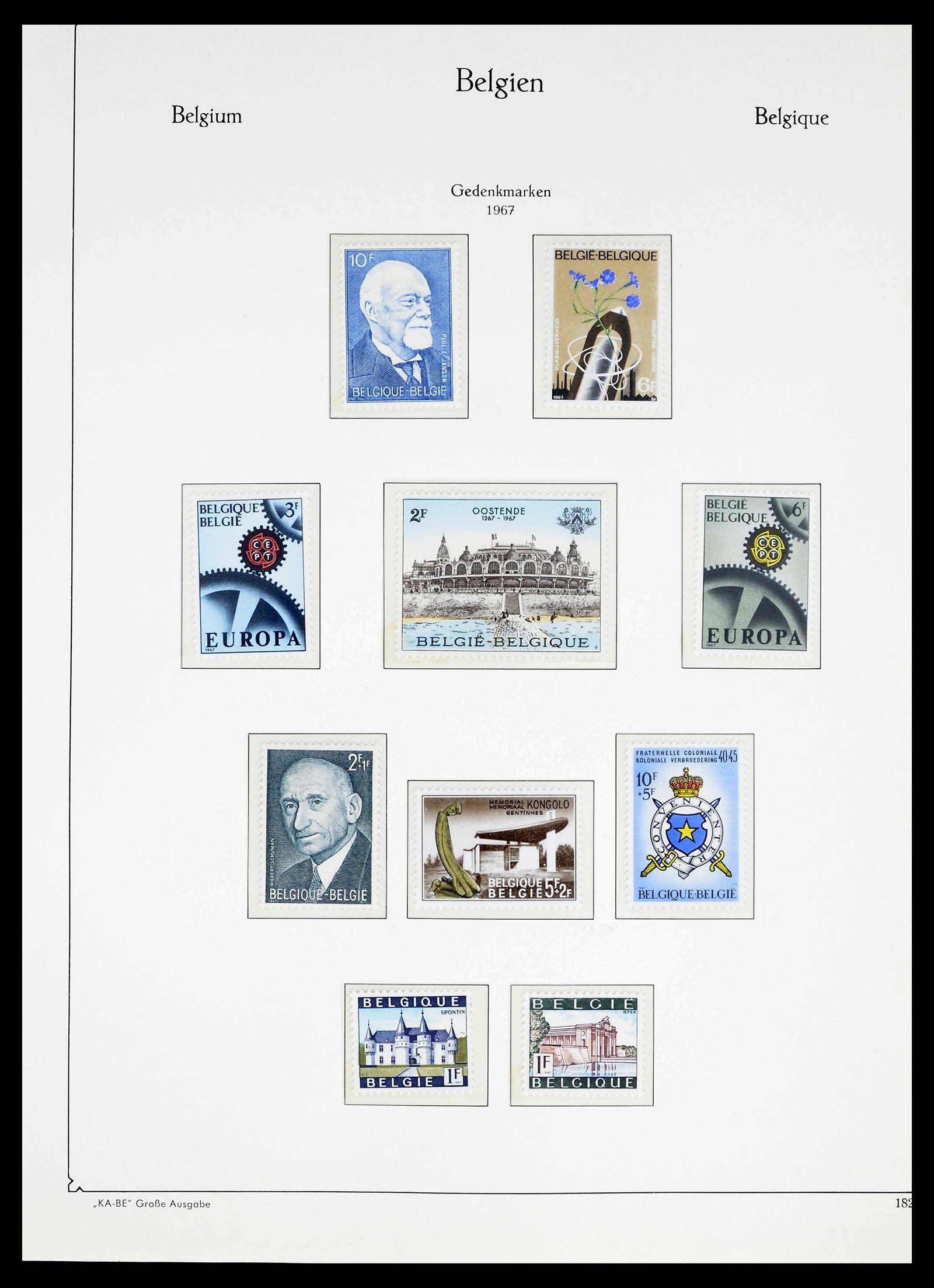 38015 0173 - Postzegelverzameling 38015 België 1849-1980.