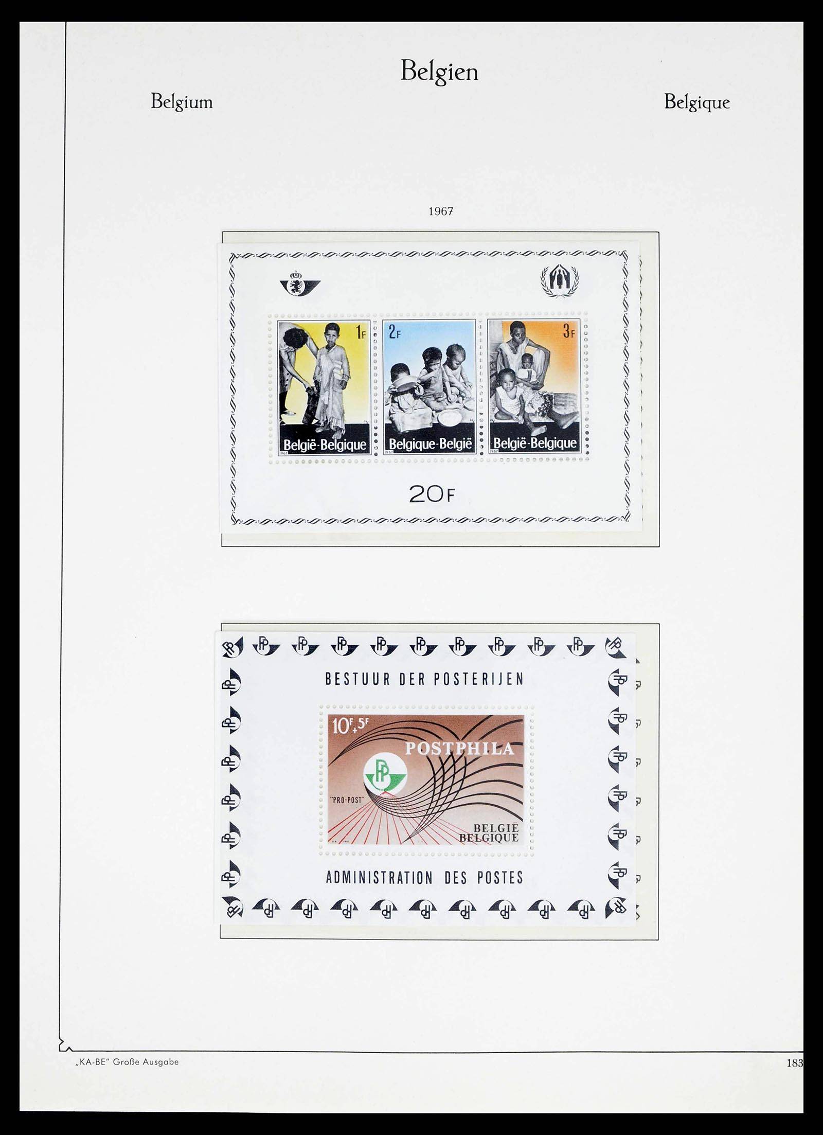 38015 0174 - Postzegelverzameling 38015 België 1849-1980.