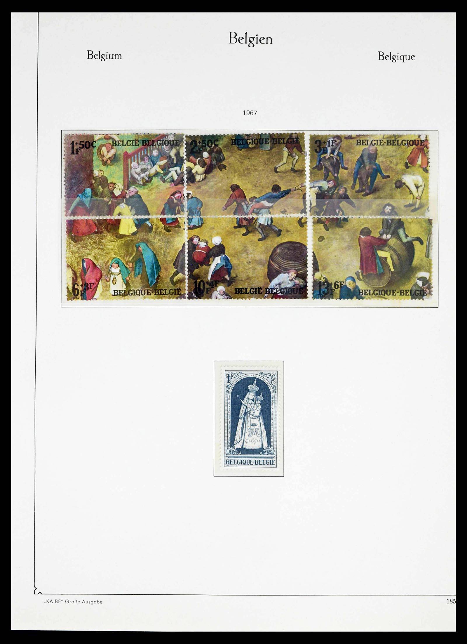 38015 0176 - Postzegelverzameling 38015 België 1849-1980.