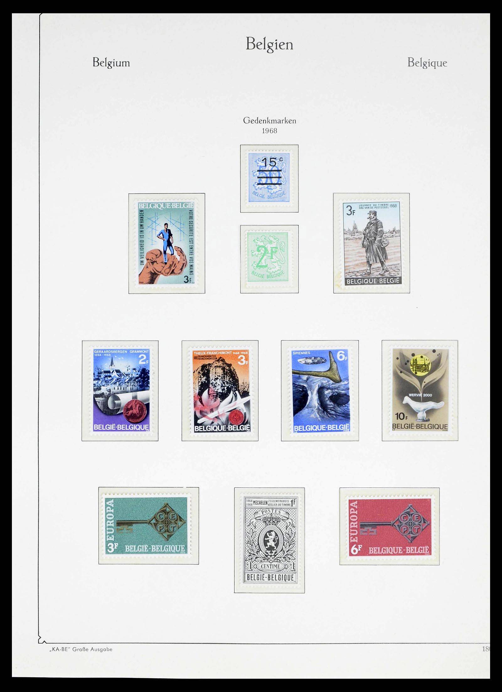 38015 0178 - Postzegelverzameling 38015 België 1849-1980.