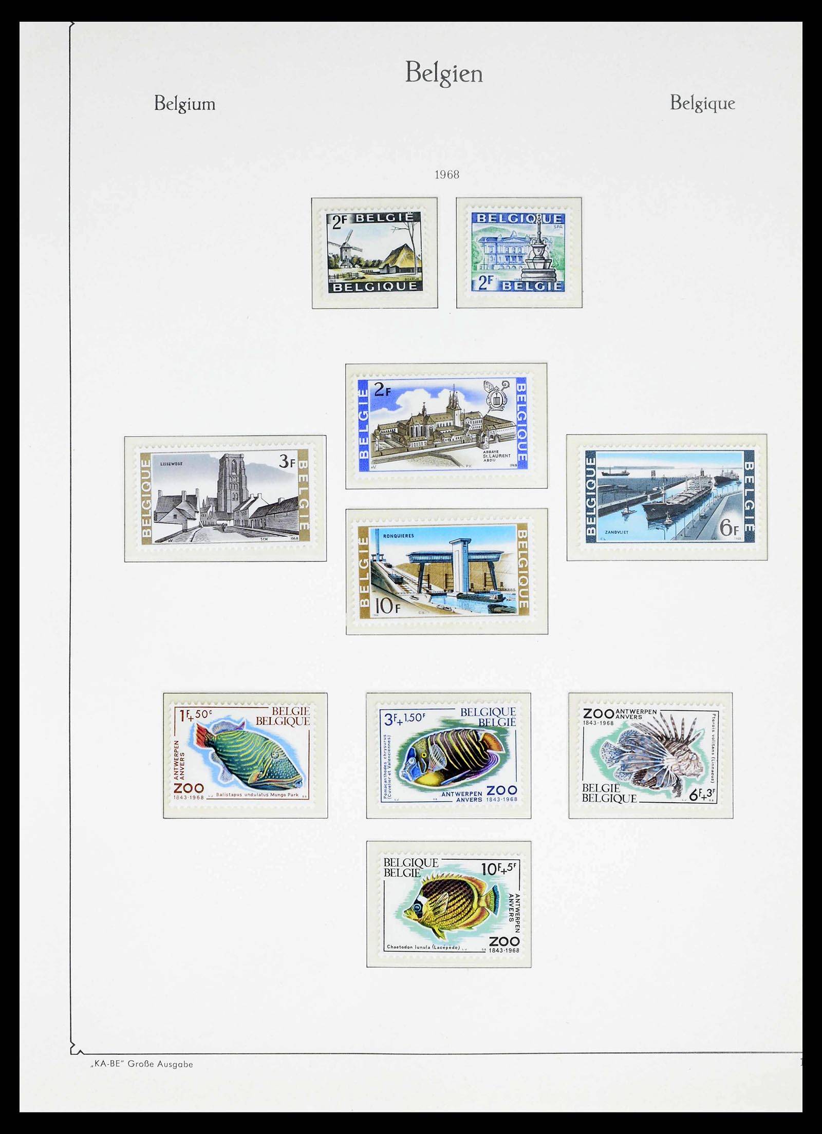 38015 0180 - Postzegelverzameling 38015 België 1849-1980.