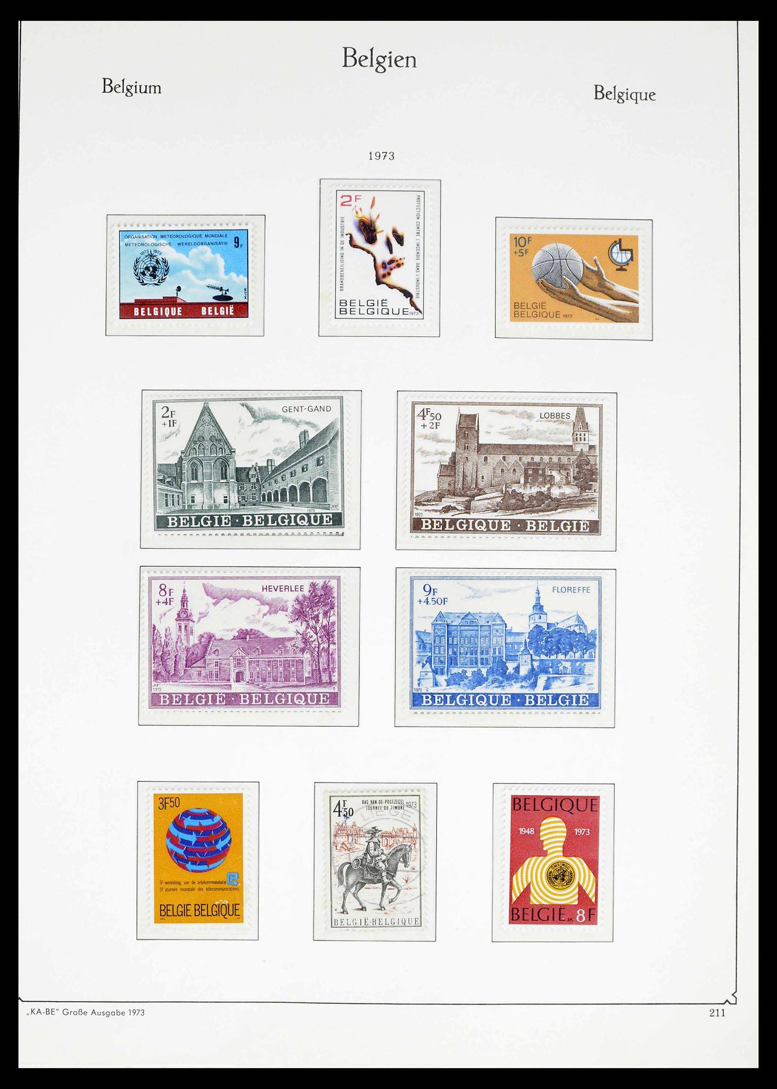 38015 0203 - Postzegelverzameling 38015 België 1849-1980.