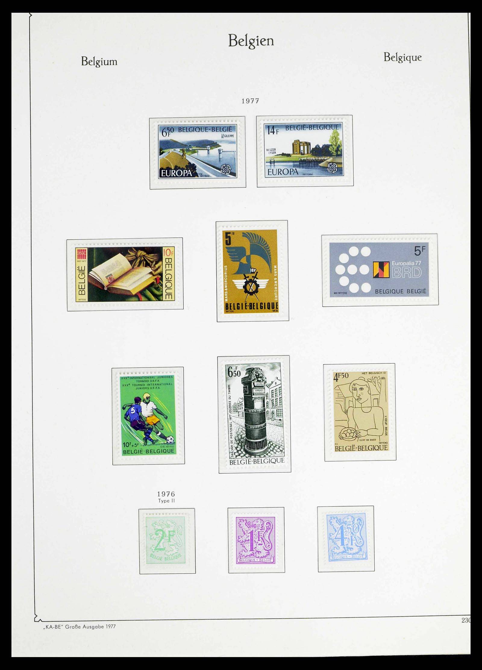 38015 0222 - Postzegelverzameling 38015 België 1849-1980.