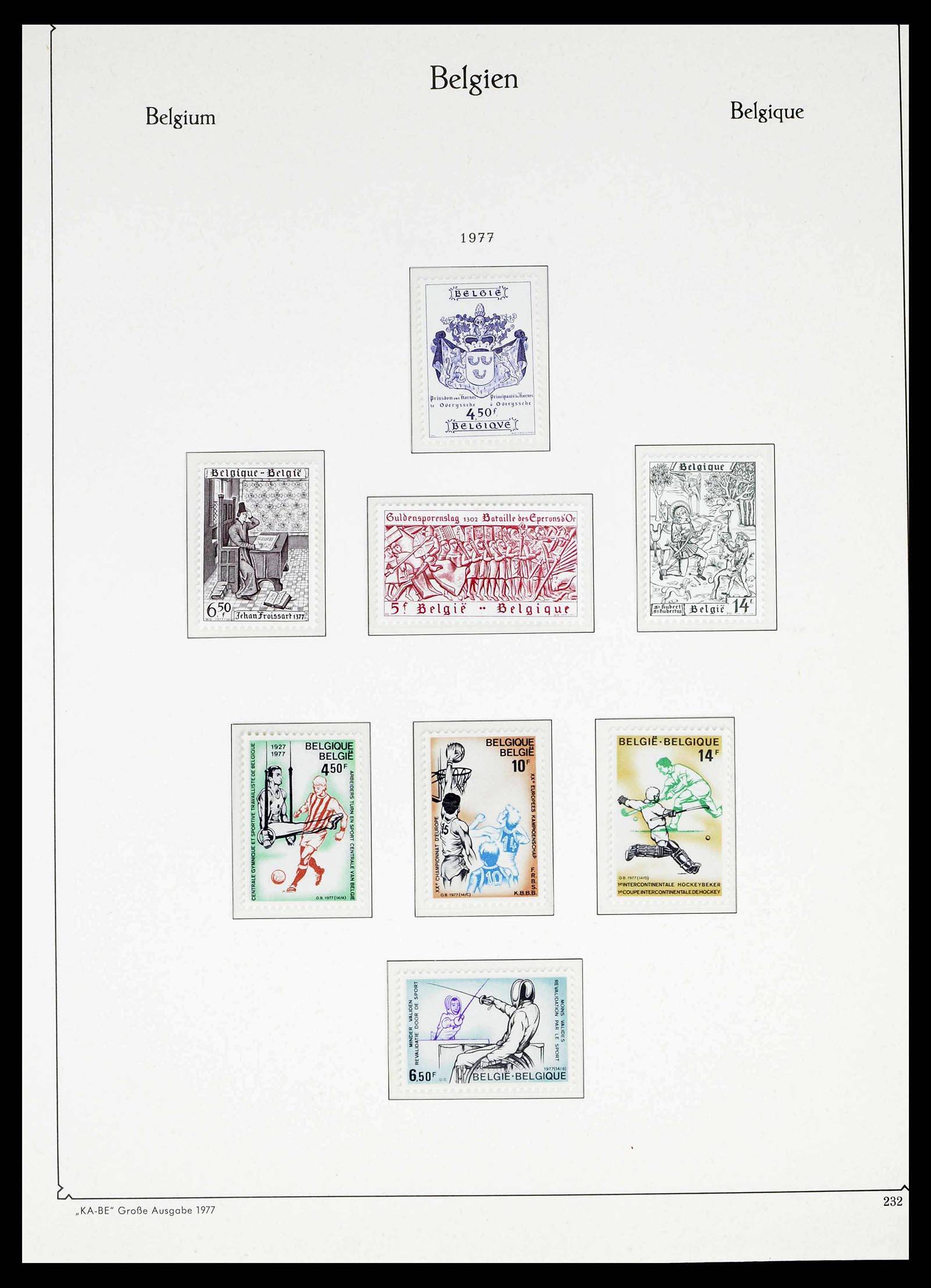 38015 0224 - Postzegelverzameling 38015 België 1849-1980.