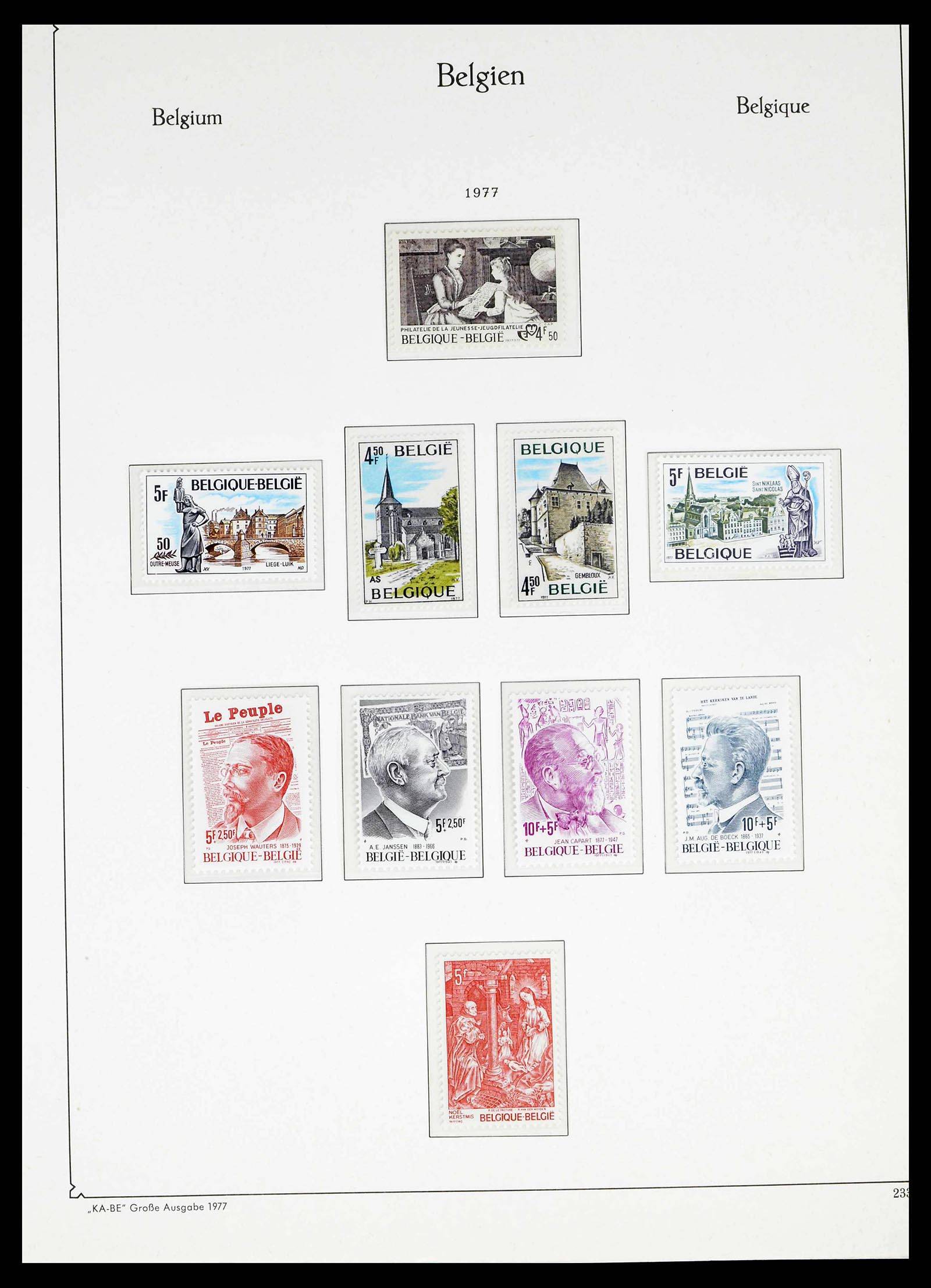 38015 0225 - Postzegelverzameling 38015 België 1849-1980.
