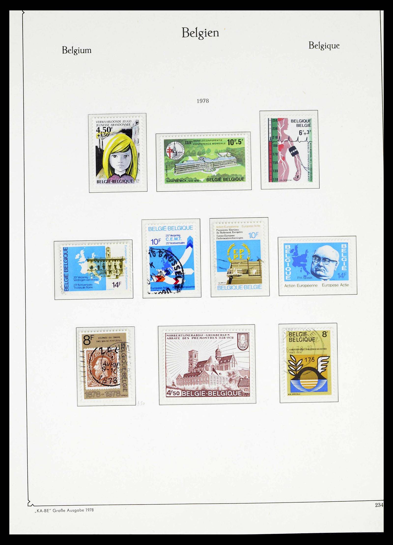 38015 0226 - Postzegelverzameling 38015 België 1849-1980.