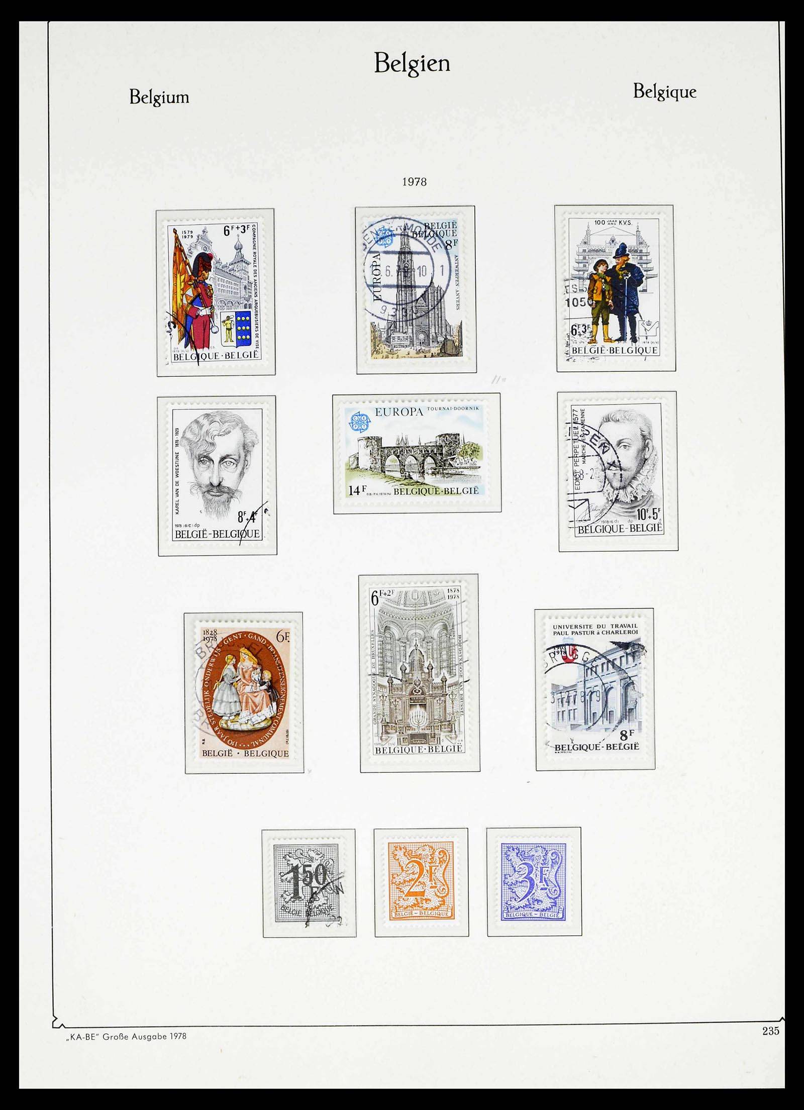 38015 0227 - Postzegelverzameling 38015 België 1849-1980.