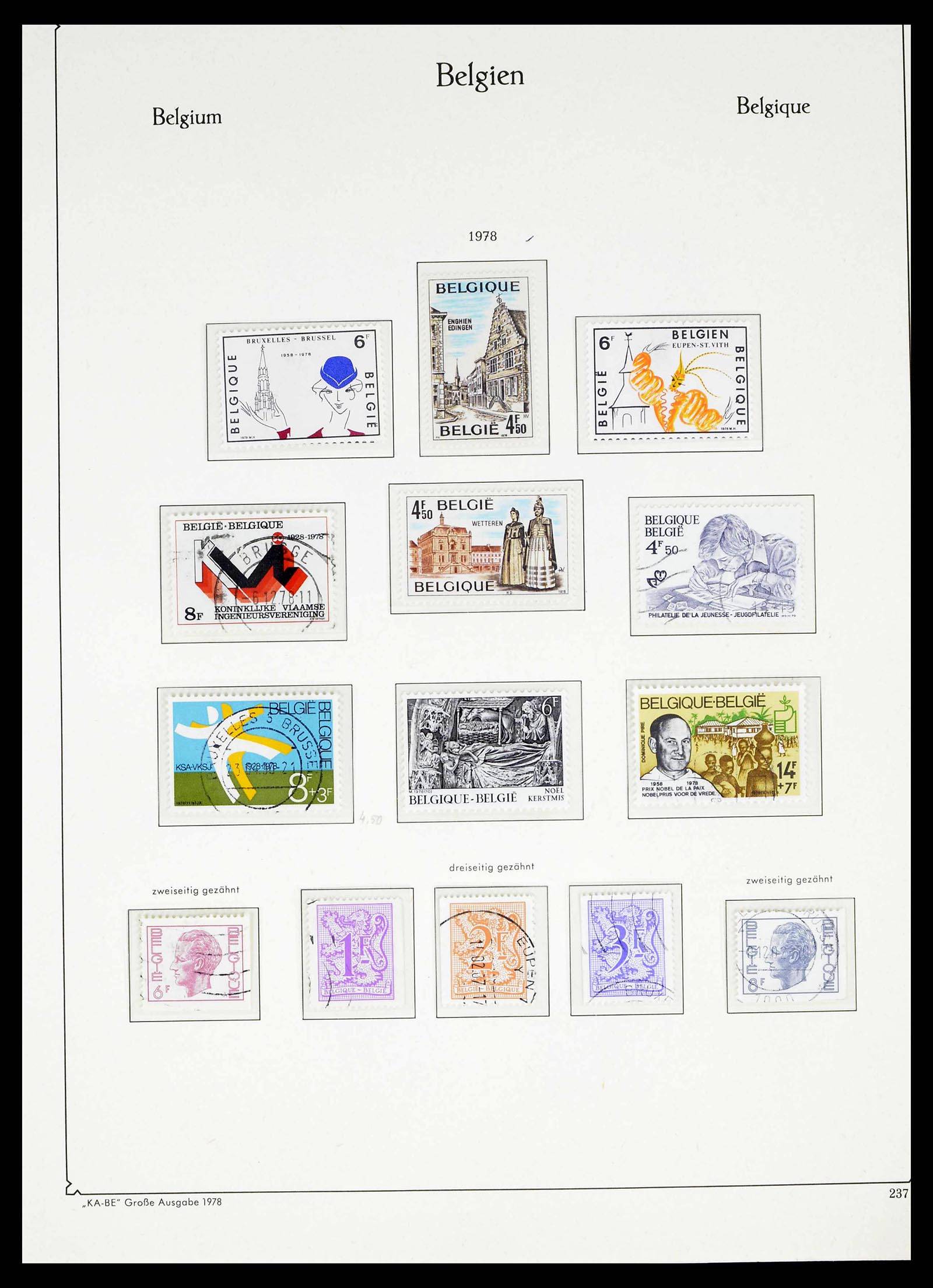 38015 0229 - Postzegelverzameling 38015 België 1849-1980.