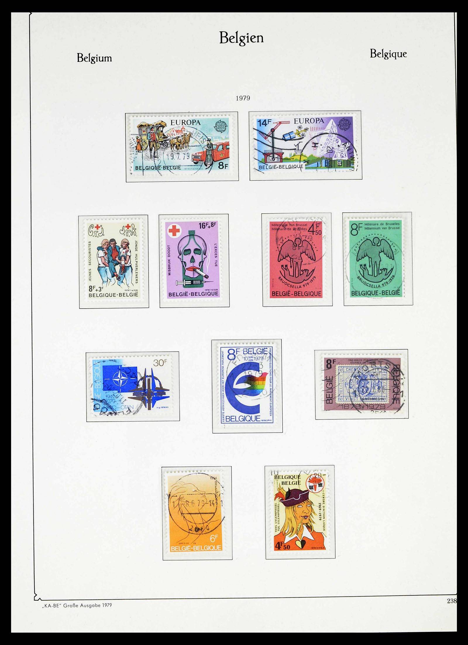 38015 0230 - Postzegelverzameling 38015 België 1849-1980.