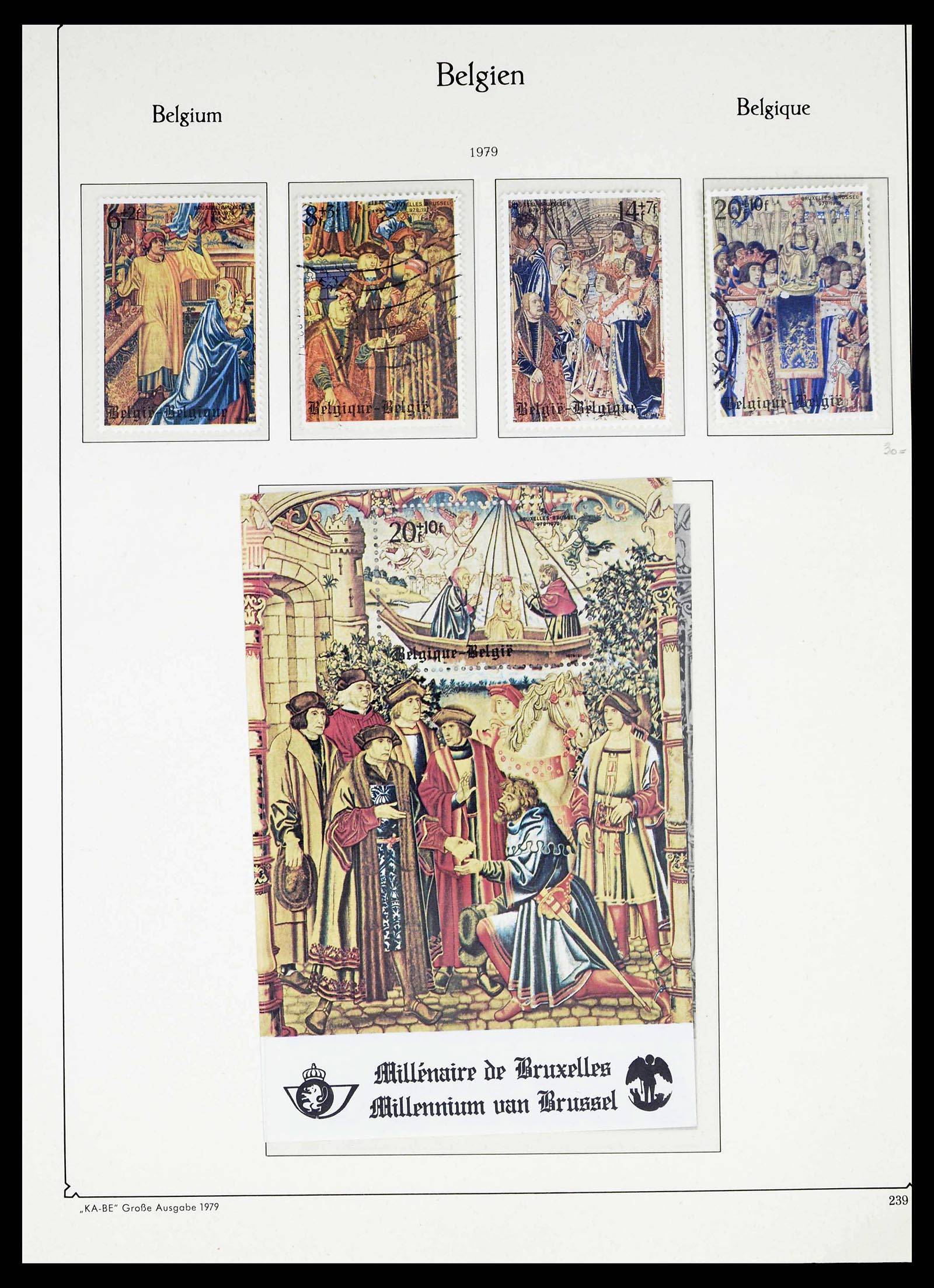 38015 0231 - Postzegelverzameling 38015 België 1849-1980.