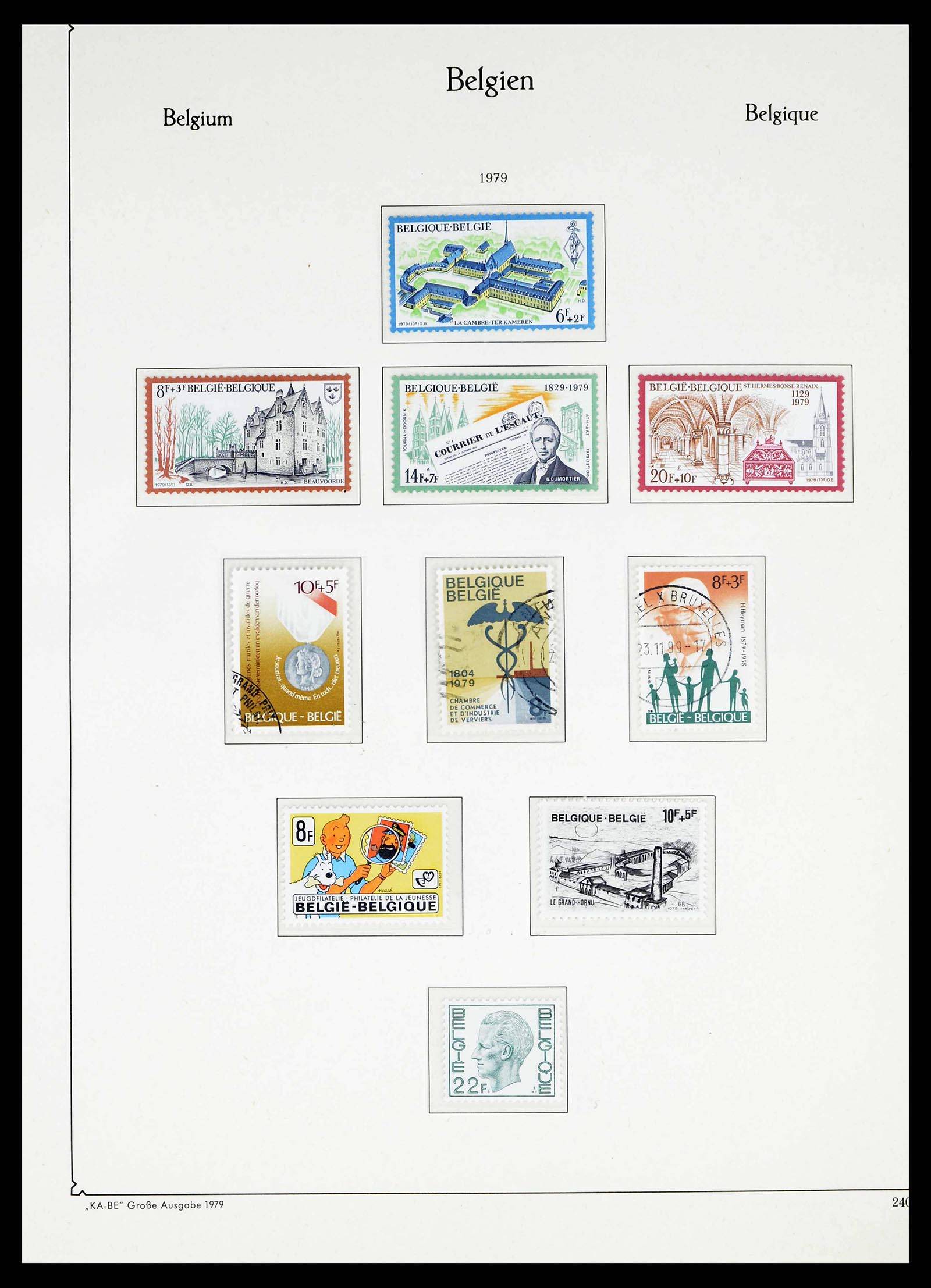 38015 0232 - Postzegelverzameling 38015 België 1849-1980.