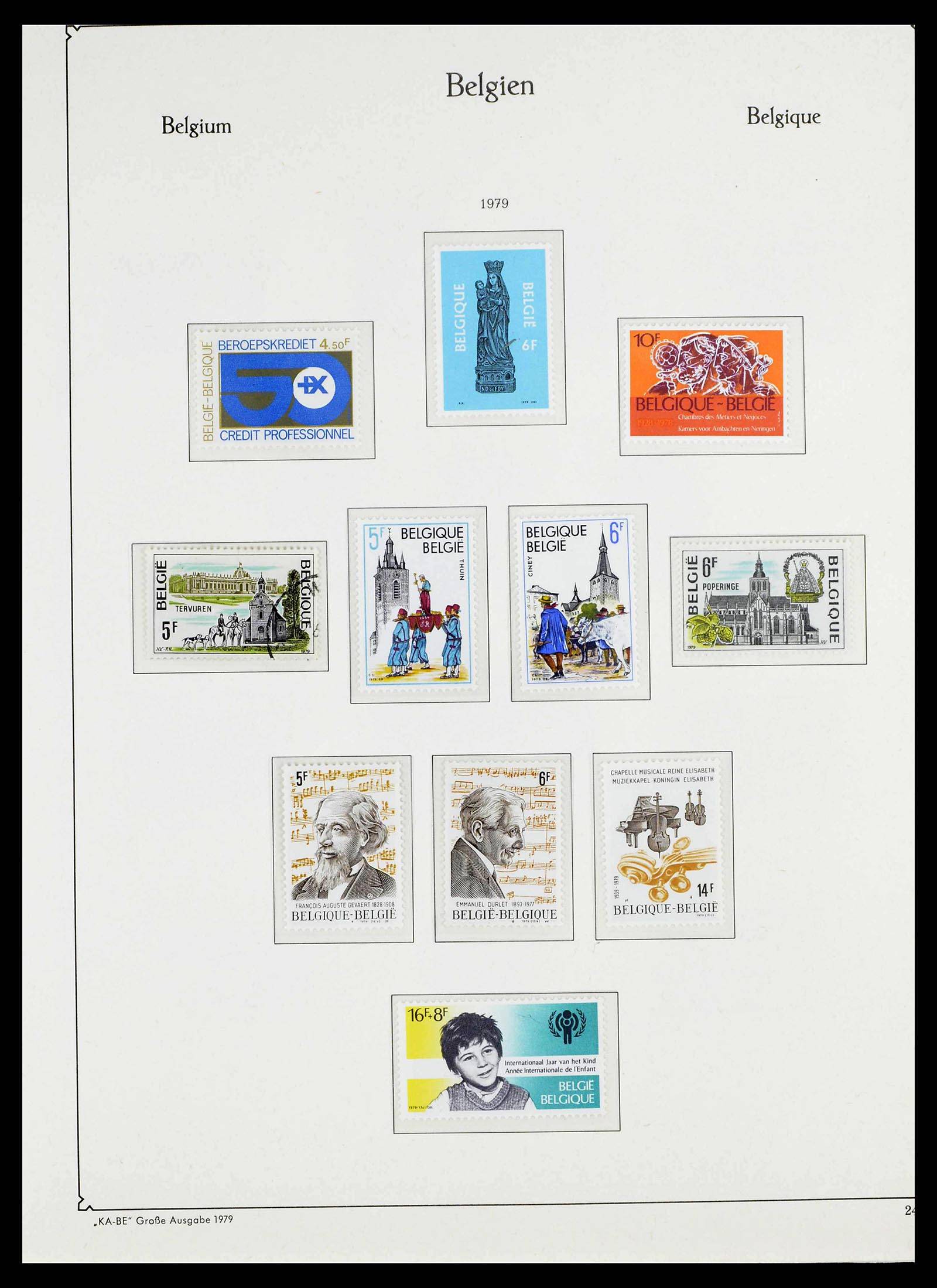 38015 0233 - Postzegelverzameling 38015 België 1849-1980.