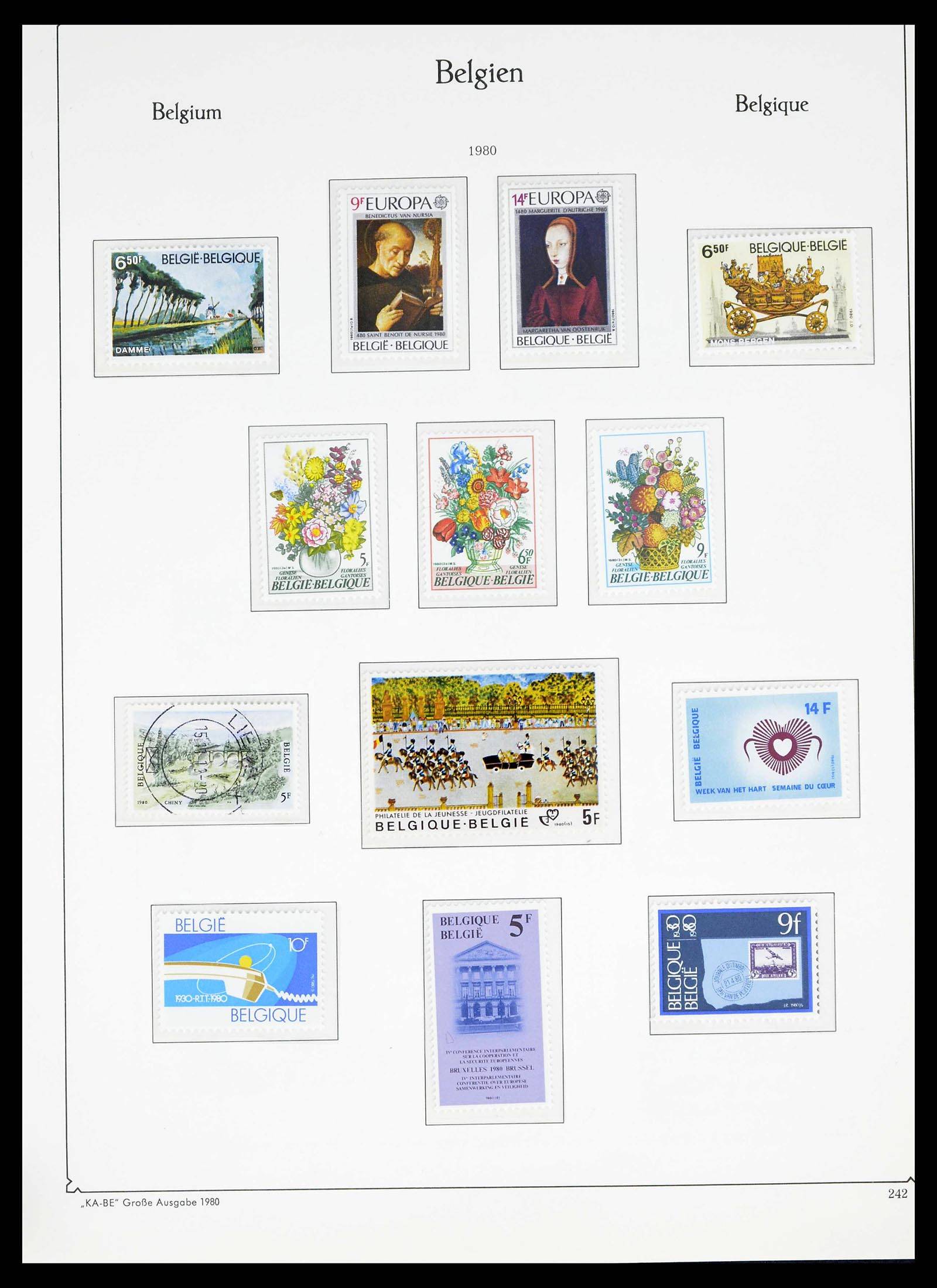 38015 0234 - Postzegelverzameling 38015 België 1849-1980.