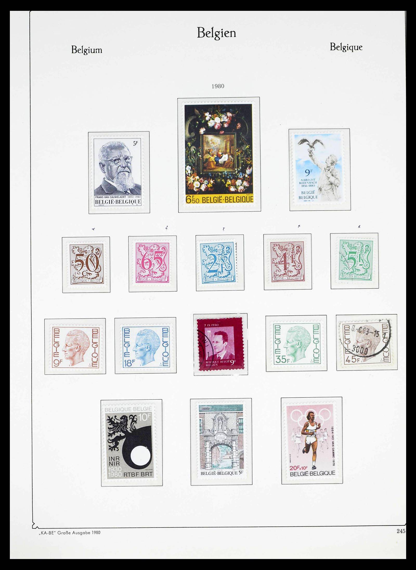 38015 0237 - Postzegelverzameling 38015 België 1849-1980.