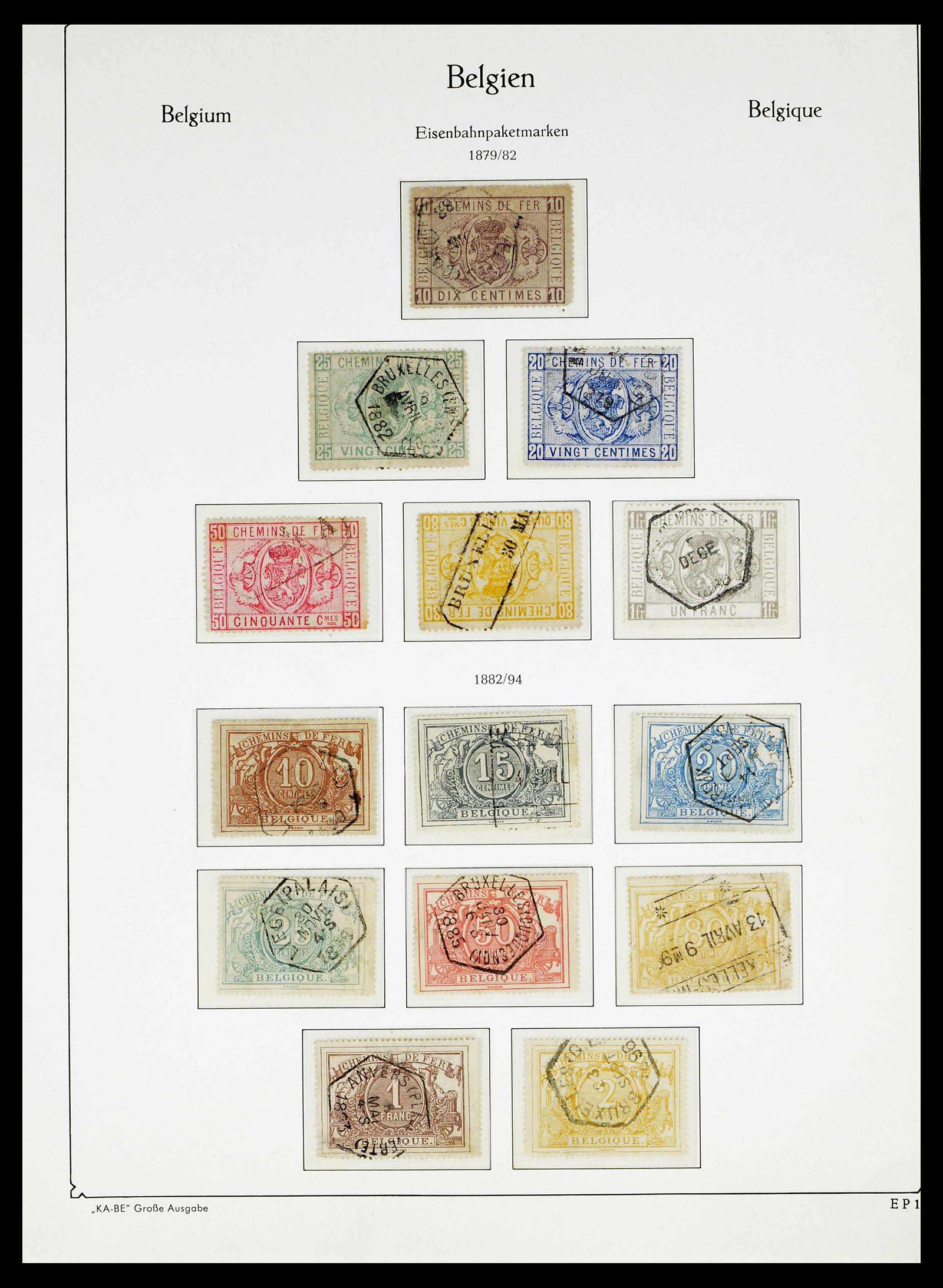 38015 0238 - Postzegelverzameling 38015 België 1849-1980.