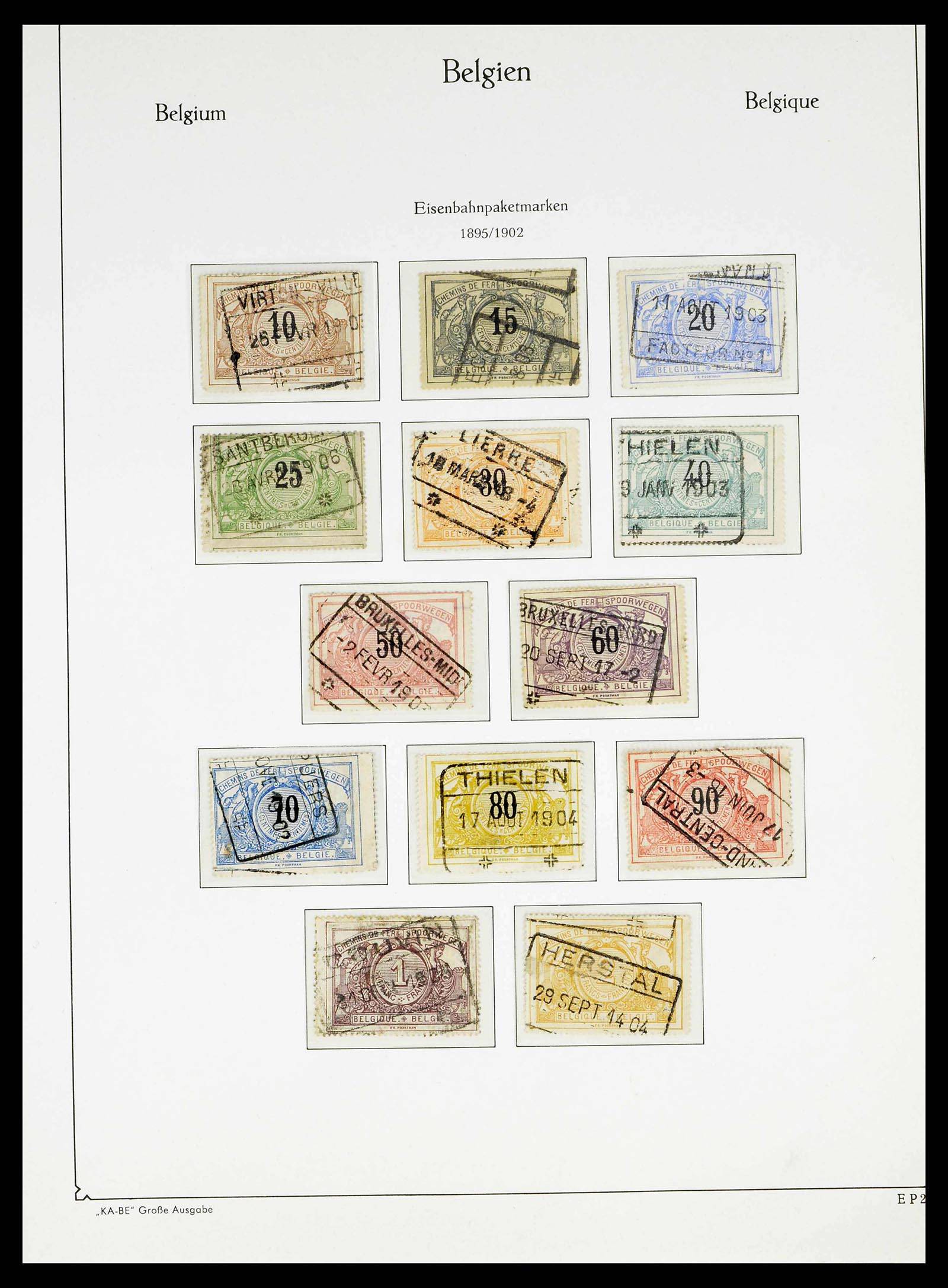 38015 0239 - Postzegelverzameling 38015 België 1849-1980.