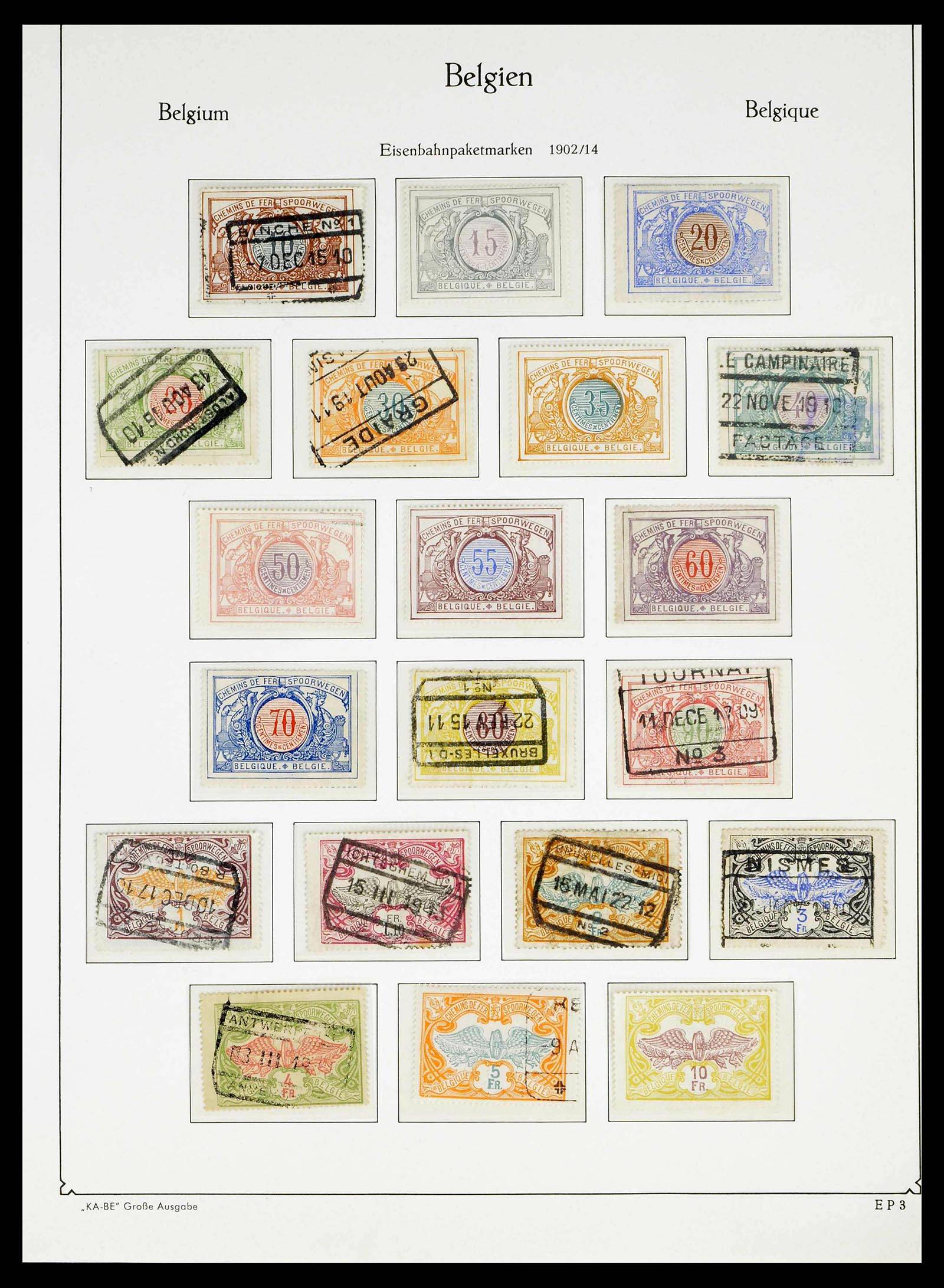 38015 0240 - Postzegelverzameling 38015 België 1849-1980.