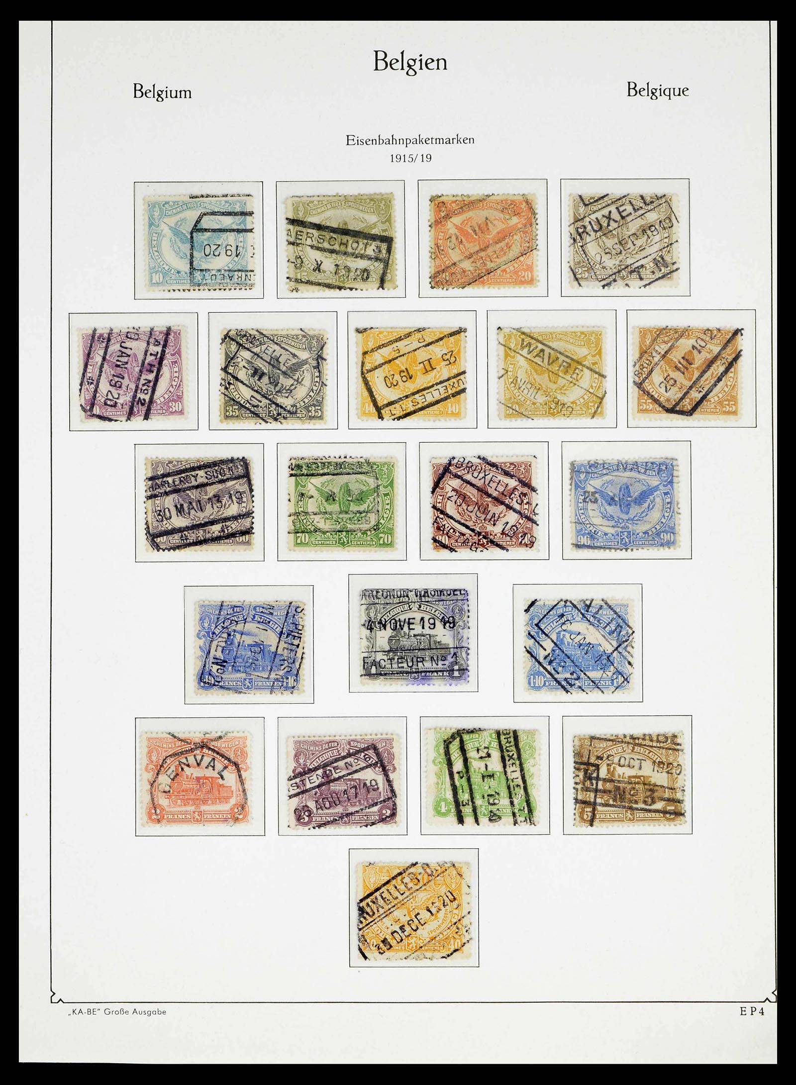 38015 0242 - Postzegelverzameling 38015 België 1849-1980.