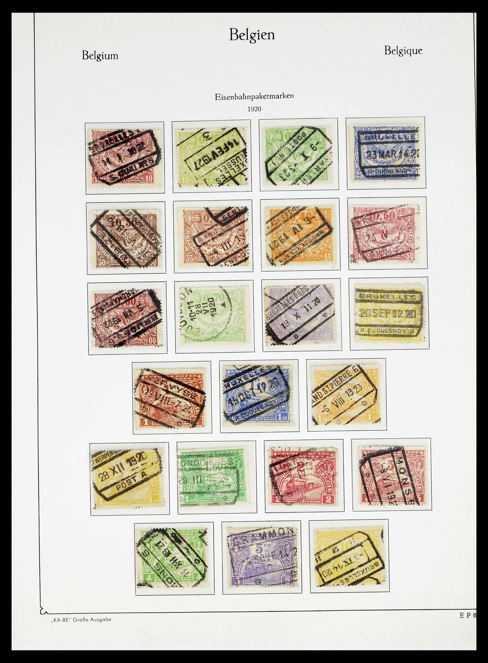 38015 0244 - Postzegelverzameling 38015 België 1849-1980.