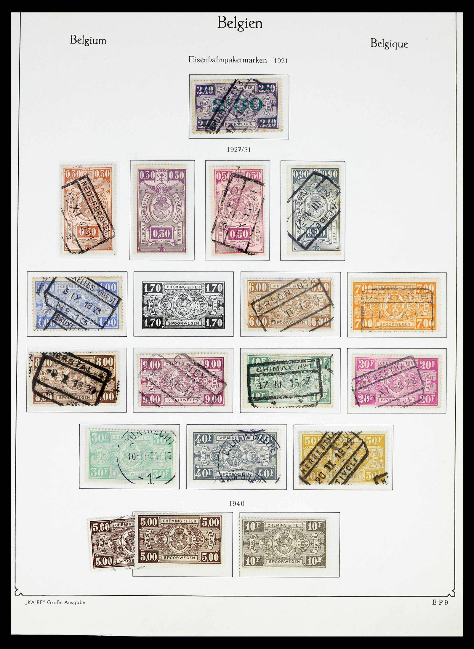 38015 0247 - Postzegelverzameling 38015 België 1849-1980.