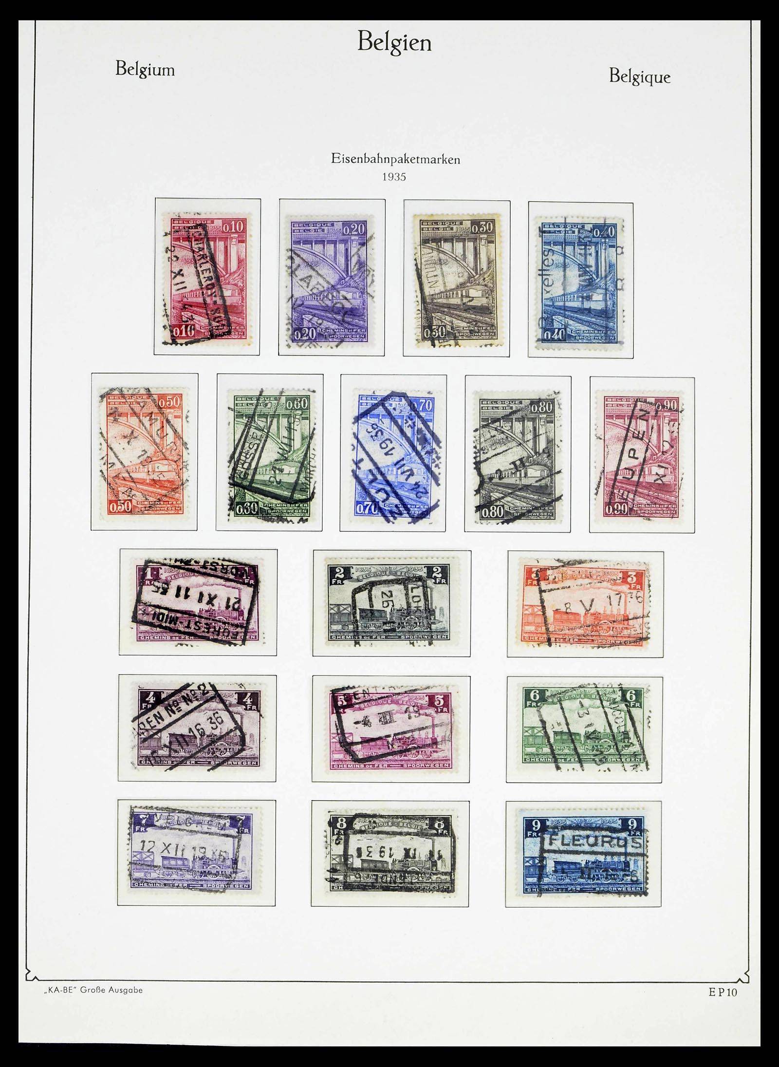 38015 0248 - Postzegelverzameling 38015 België 1849-1980.