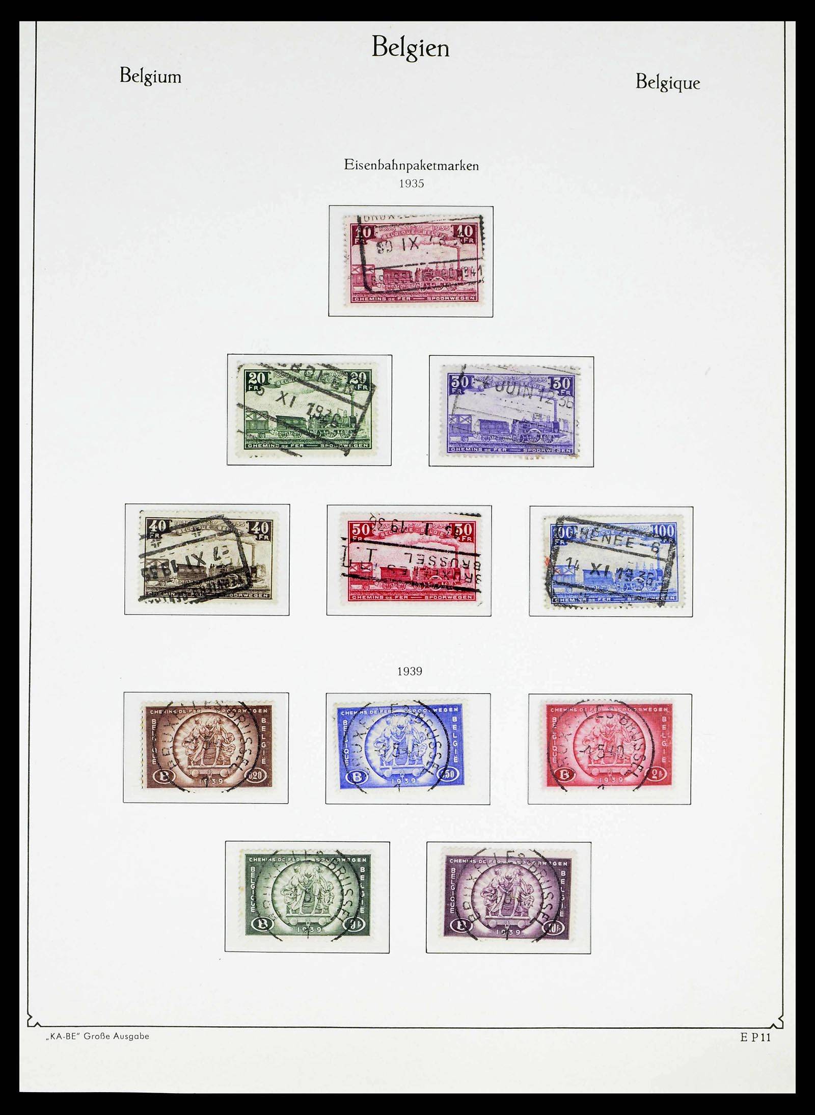 38015 0249 - Postzegelverzameling 38015 België 1849-1980.
