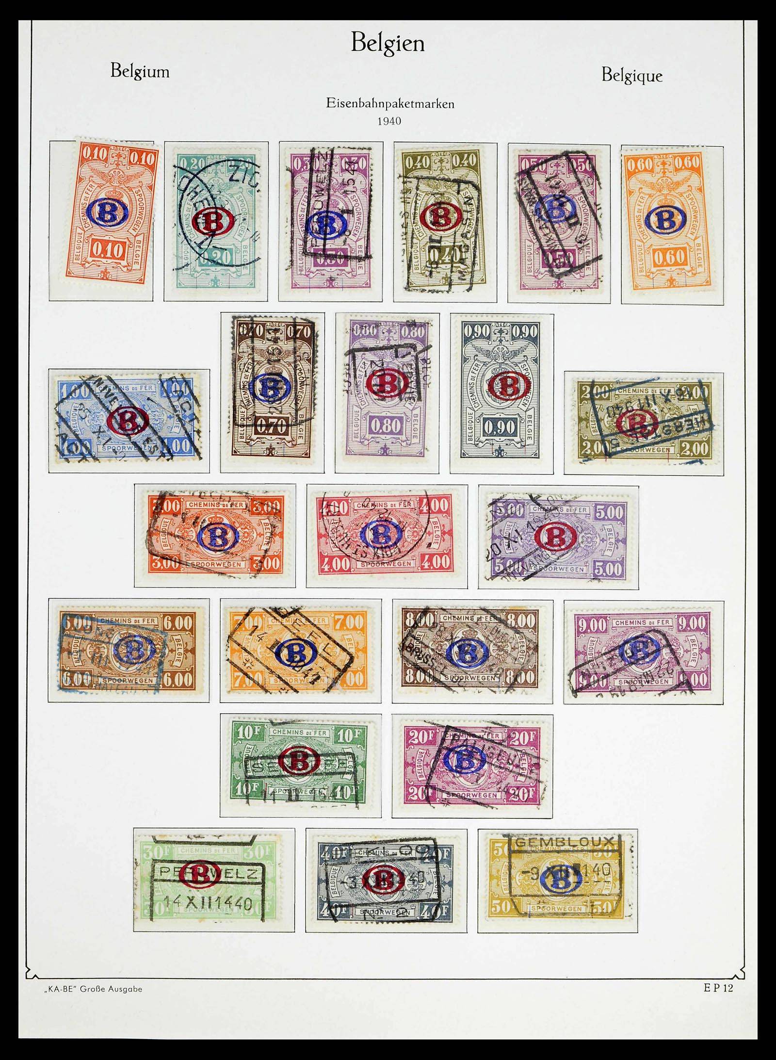 38015 0250 - Postzegelverzameling 38015 België 1849-1980.