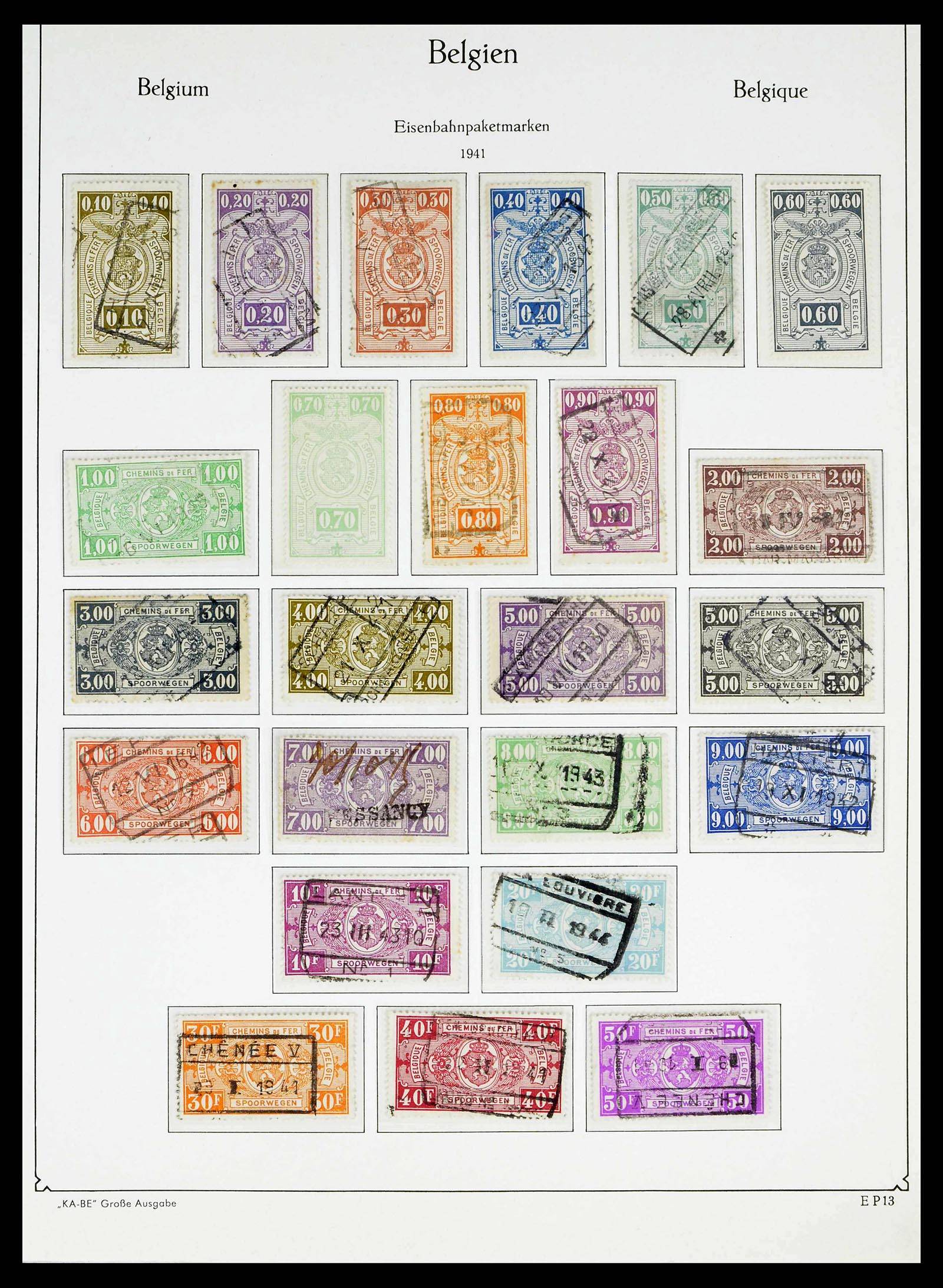 38015 0251 - Postzegelverzameling 38015 België 1849-1980.