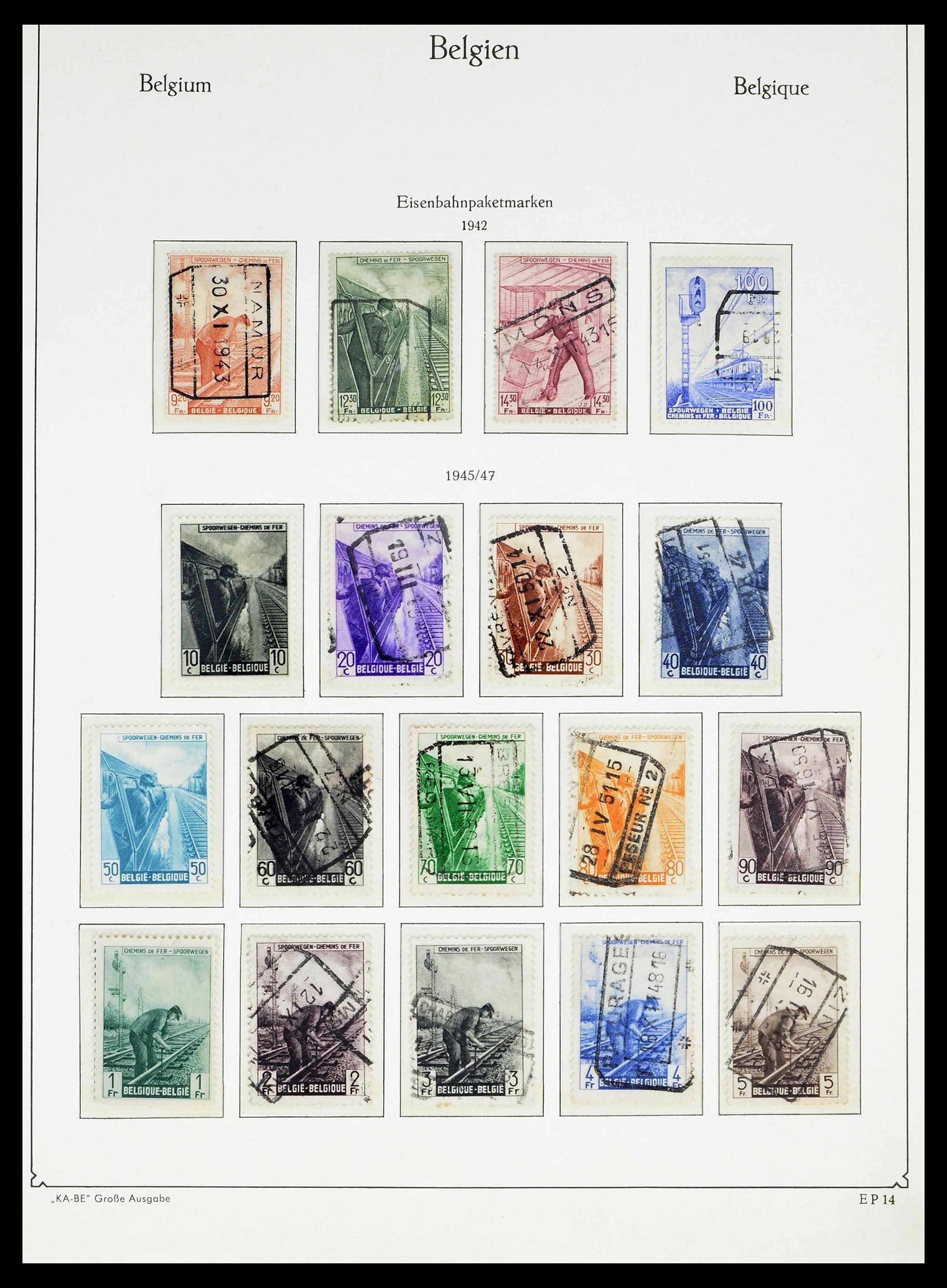 38015 0252 - Postzegelverzameling 38015 België 1849-1980.