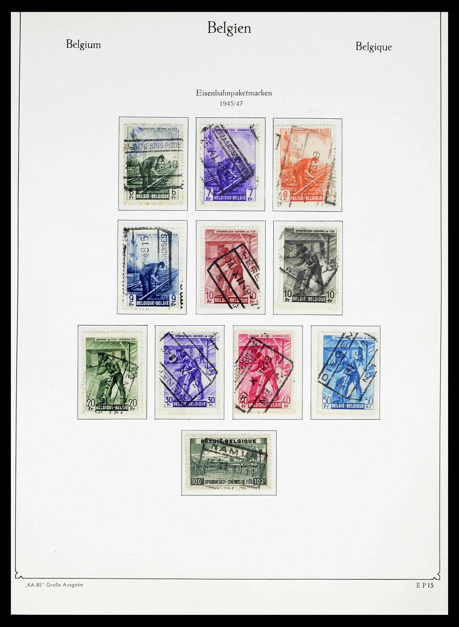 38015 0253 - Postzegelverzameling 38015 België 1849-1980.