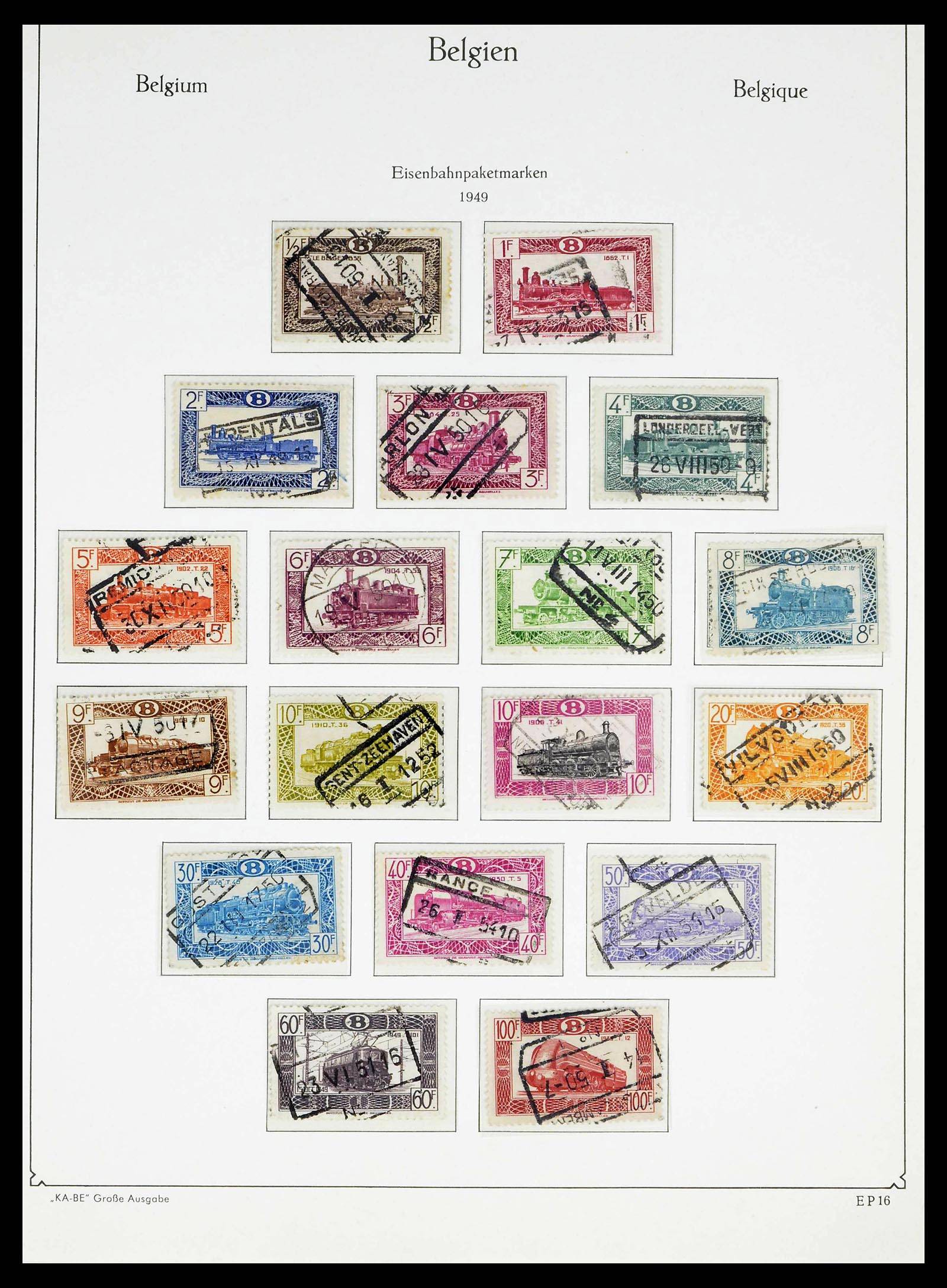38015 0254 - Postzegelverzameling 38015 België 1849-1980.