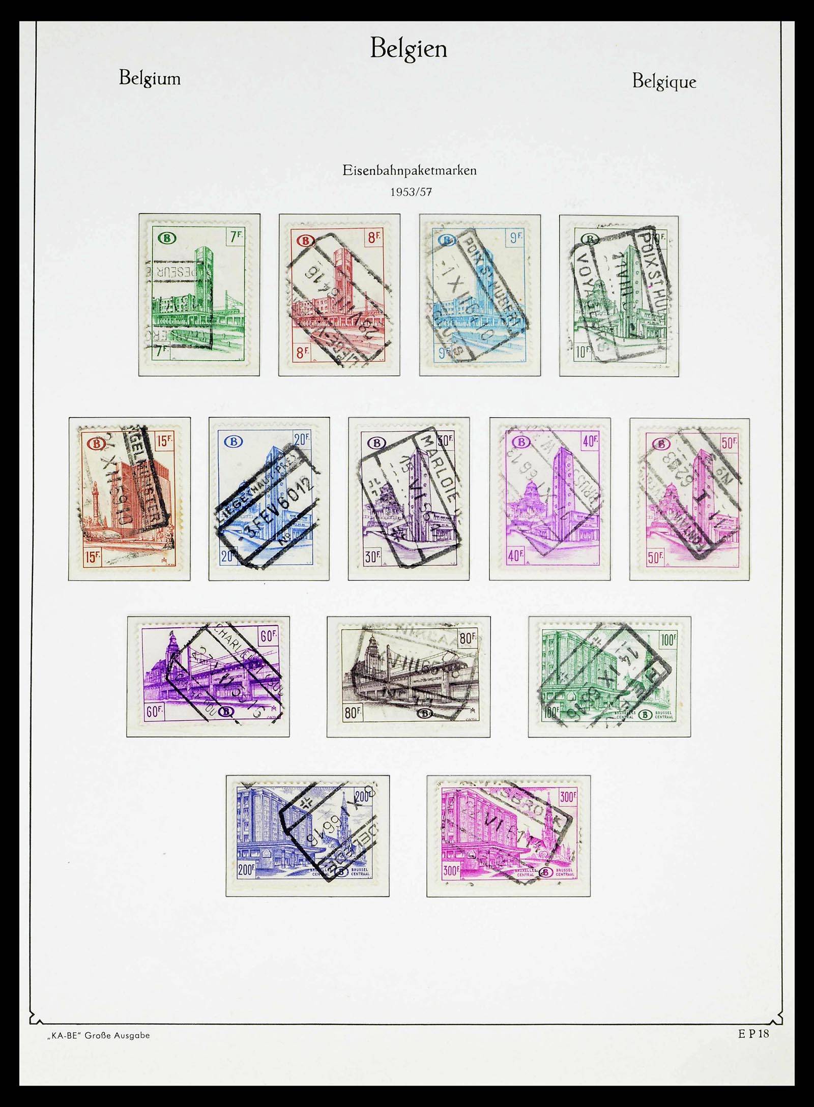 38015 0256 - Postzegelverzameling 38015 België 1849-1980.